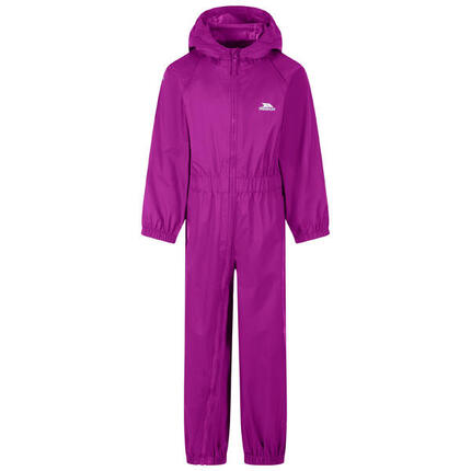 2058 Trespass Button - Combinaison de pluie enfant unisexe Violet Orchidée 2/3