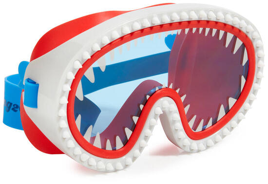 MASQUE DE NATATION SHARK ATTACK 6+ Bleu Protection UV à 100 %
