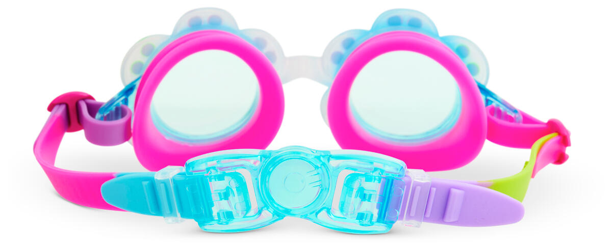 LUNETTES DE NATATION PETALS Bleu Fleuri 6+ Protection UV à 100 % 2/4