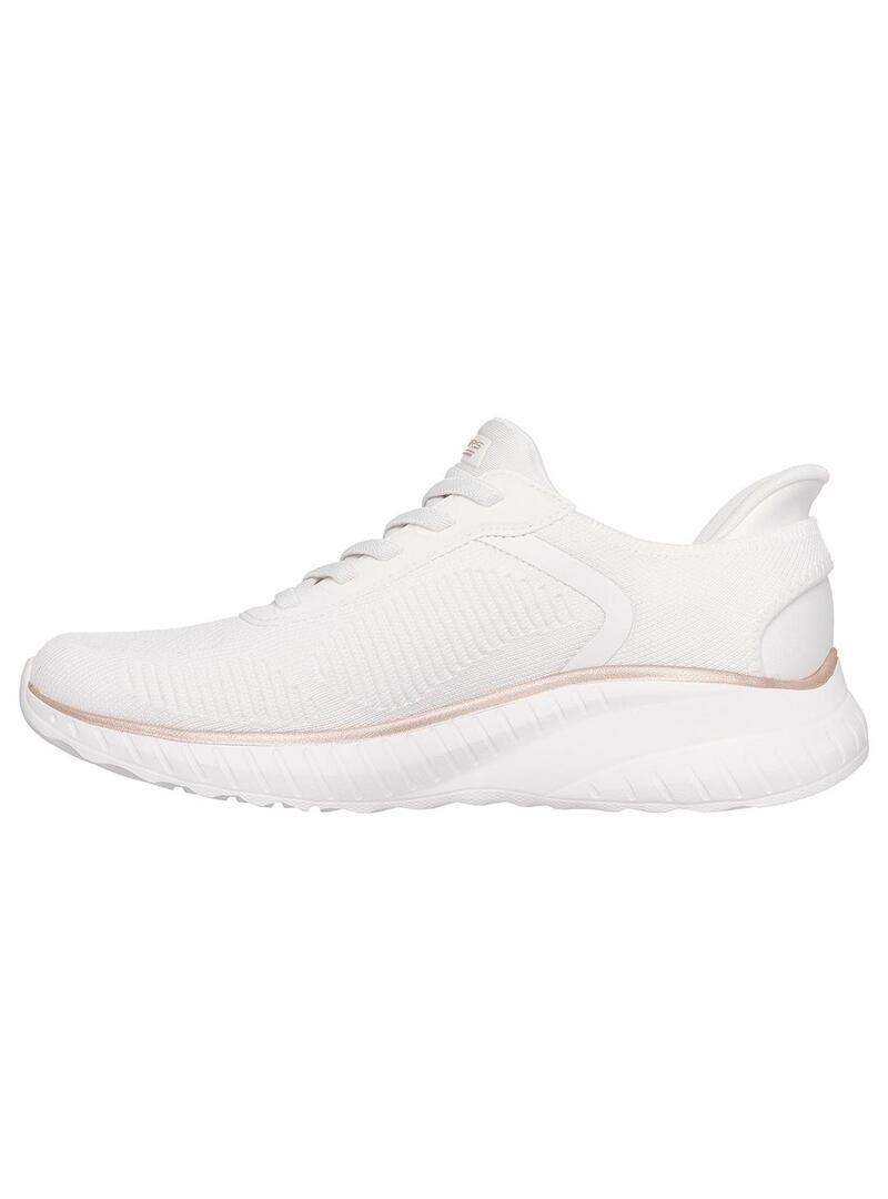 Chaussures pour femmes Skechers Bobs squad Blanc 2/5
