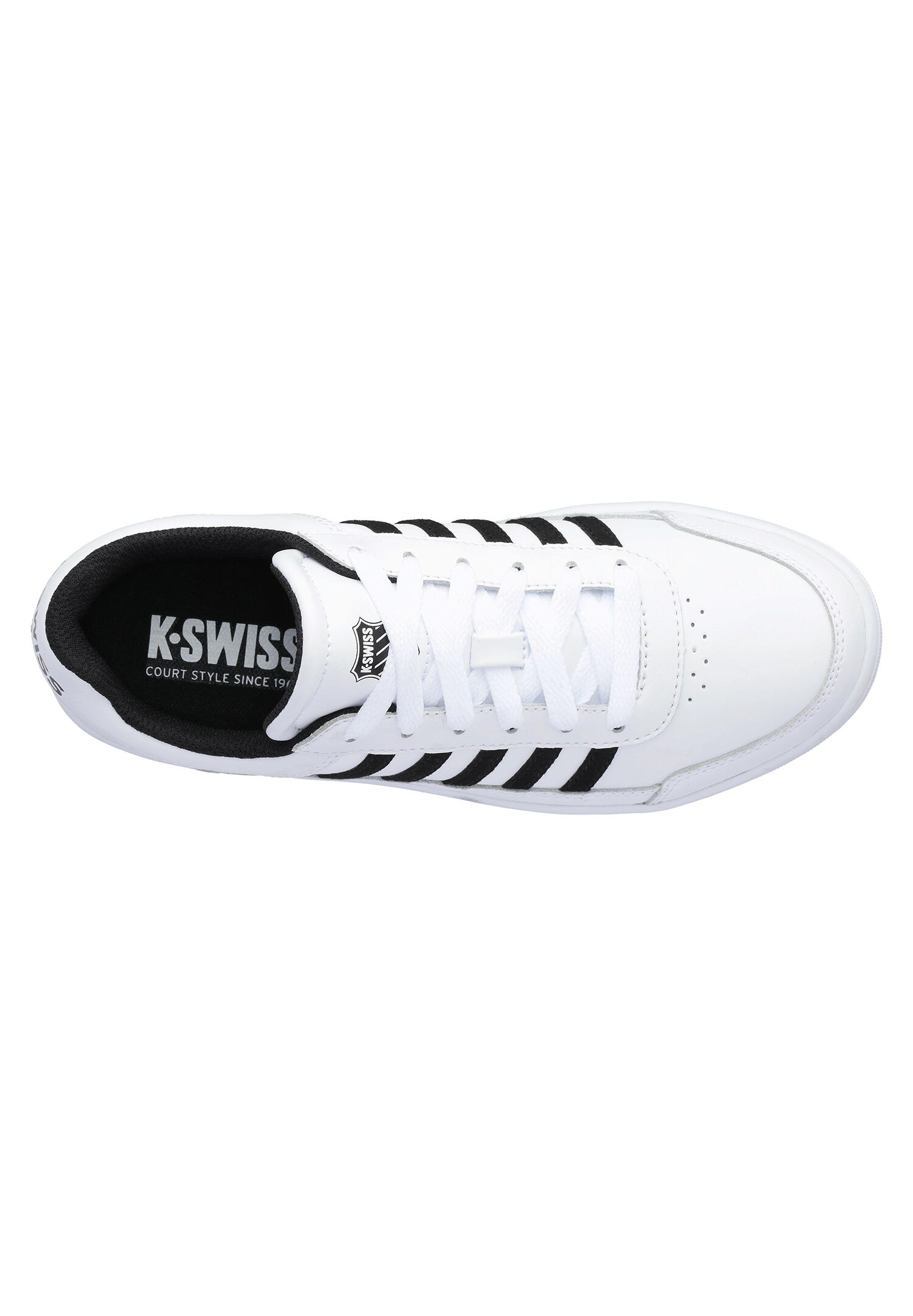 K-Swiss Damen Sneaker Court Chasseur 96042-102-M Weiß Schwarz 5/7
