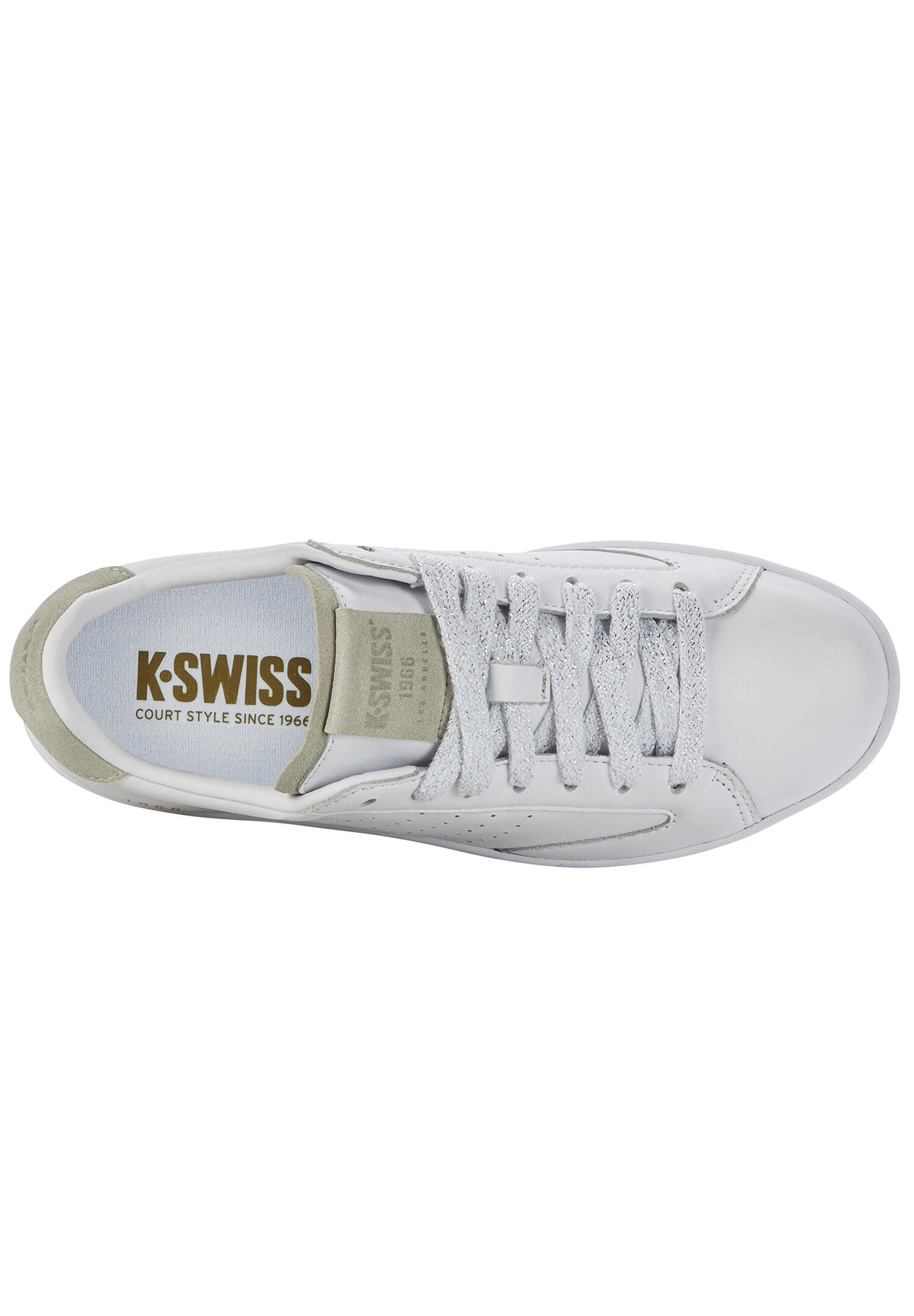 Zapatillas K-SWISS Lozan Klub LTH para mujer, blancas 6/6