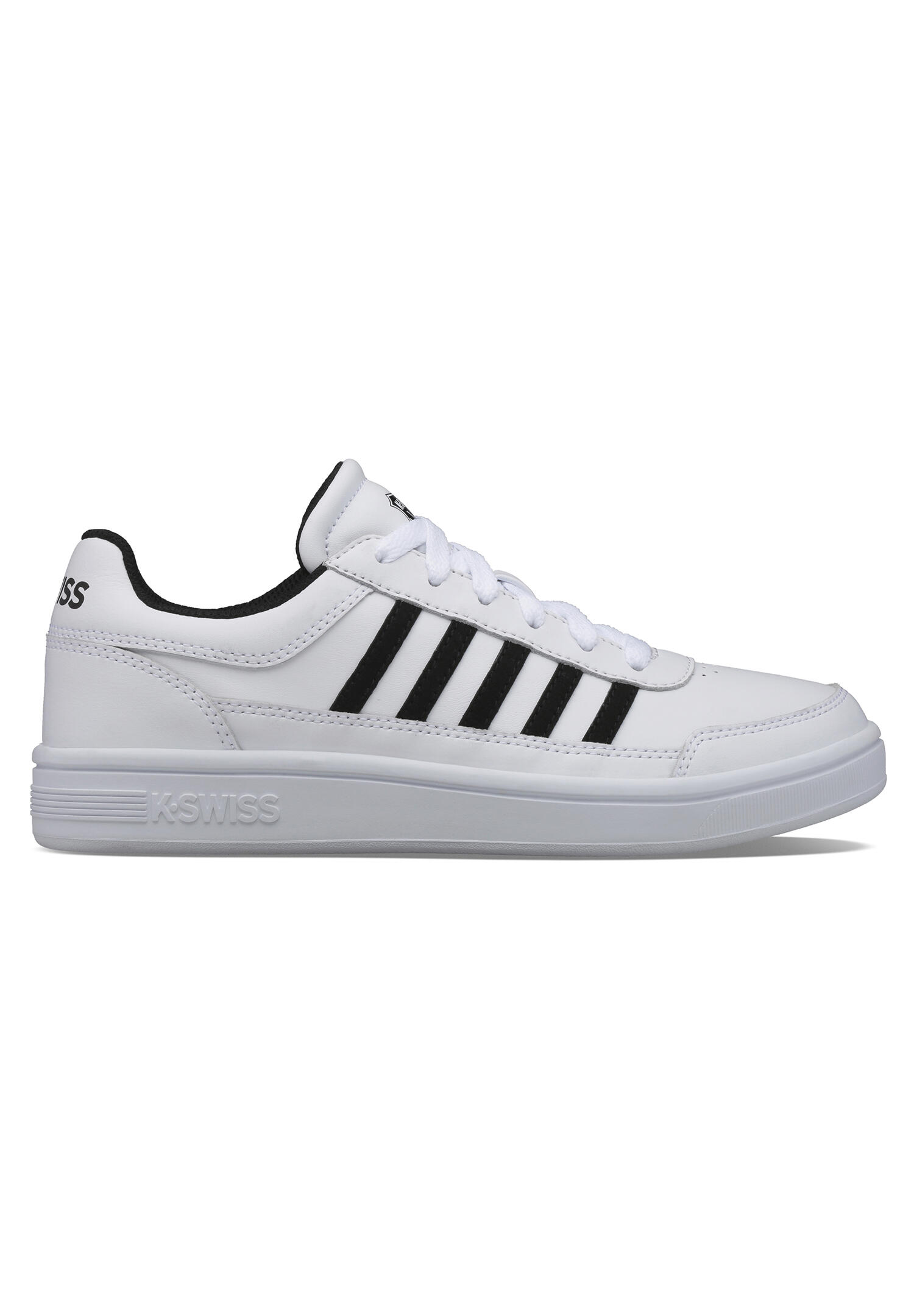 K-Swiss Damen Sneaker Court Chasseur 96042-102-M Weiß Schwarz 6/7