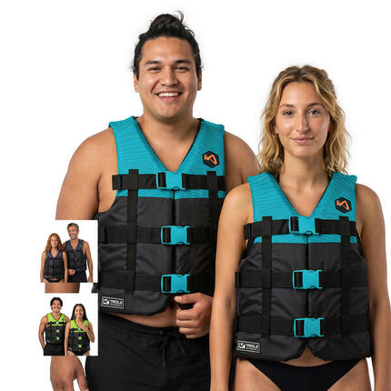 Gilet de Natation Adulte H210 50N Tailles 2XS - 4XL SUP Kajak Wakeboard