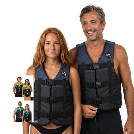 Gilet de Natation Adulte H210 50N Tailles 2XS - 4XL SUP Kajak Wakeboard