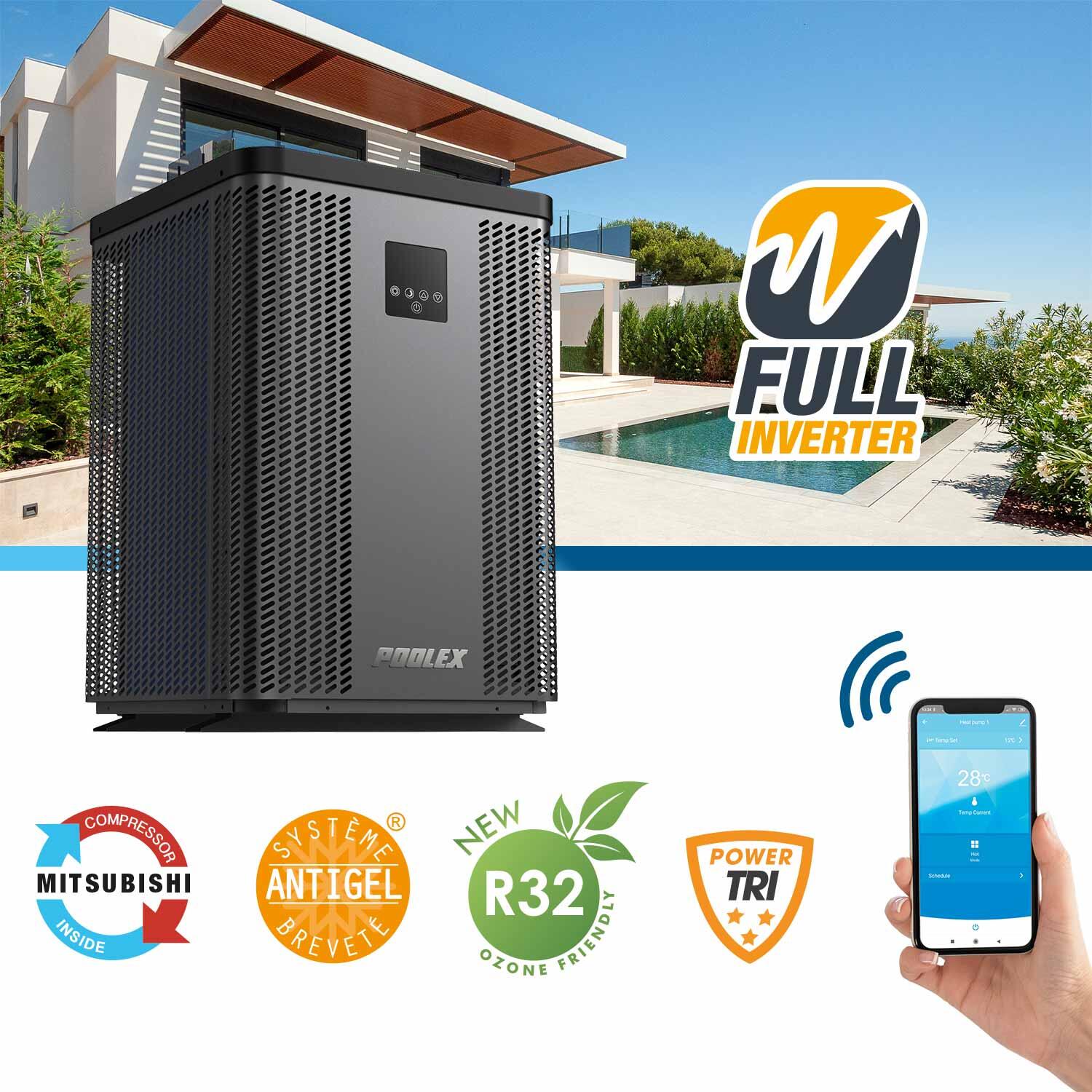 Poolex - Bomba de calor Silverline Top PC-TOP090 (40-50 m³) 7/7