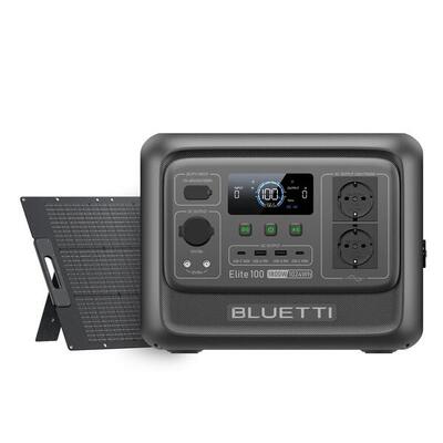 Elite 100 v2 zonne-generator 1024wh met 100w paneel voor camping en camper