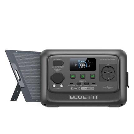 Elite 30 V2 288Wh Tragbare Powerstation mit 200W Solarpanel für Camping , Vans