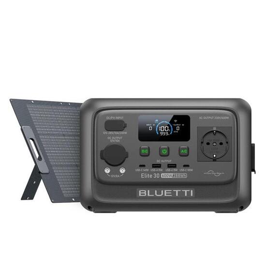 Elite 30 V2 288Wh Tragbare Powerstation mit 200W Solarpanel für Camping , Vans