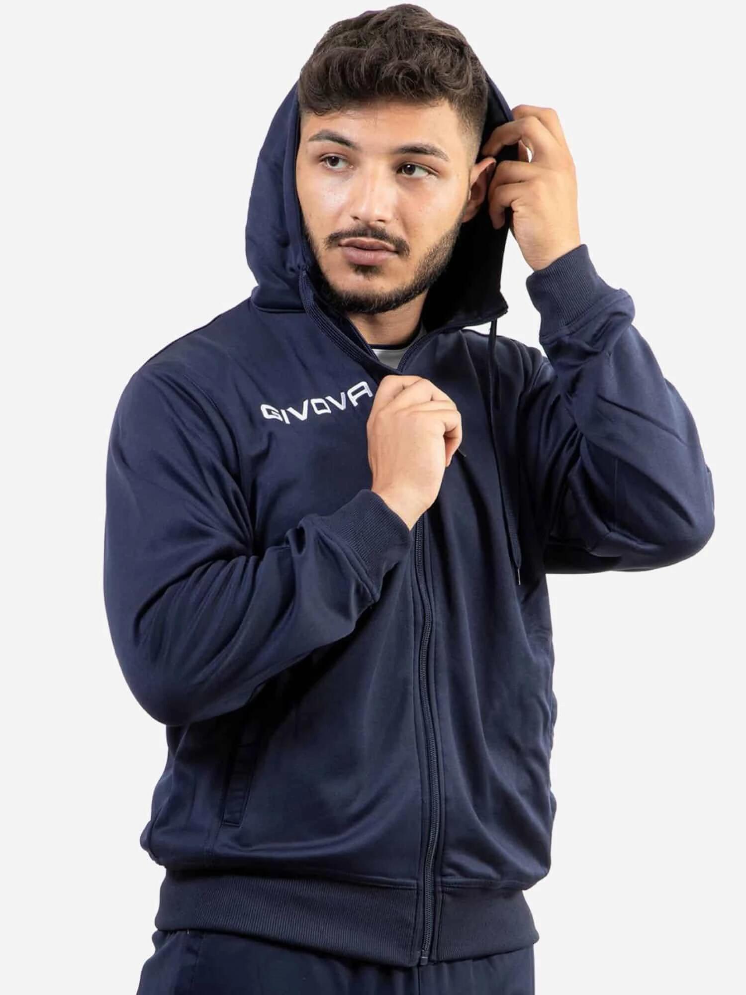 Moletom Givova Polarfleece 500 Azul 2XL 2/7