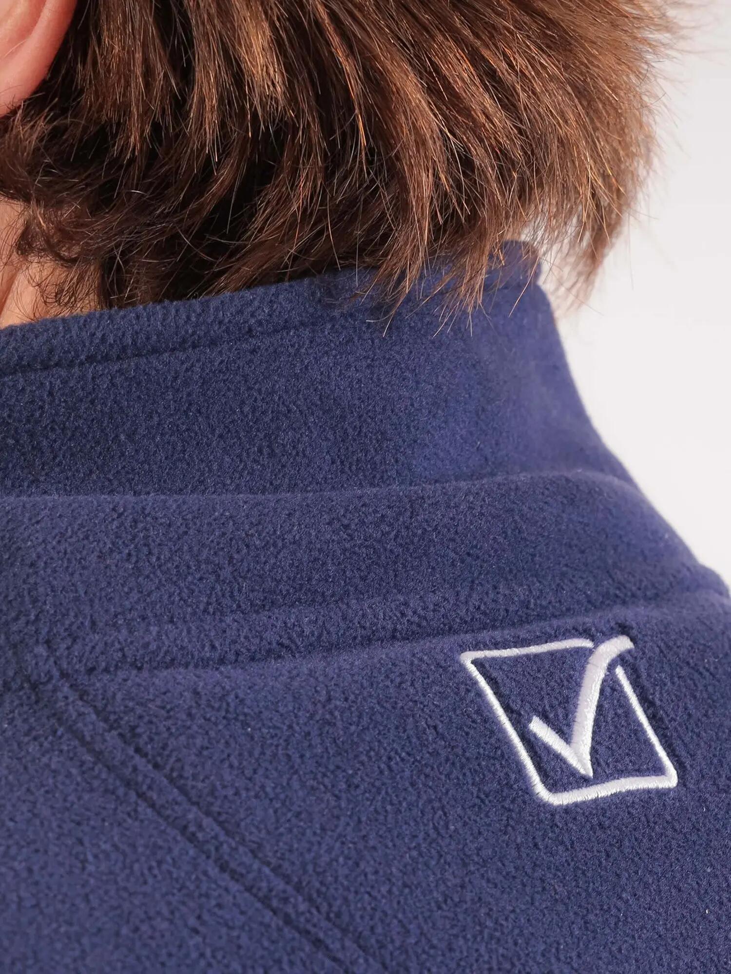 Sweat à capuche Givova en molleton brossé noir - 70% coton 30% polyester 4/7