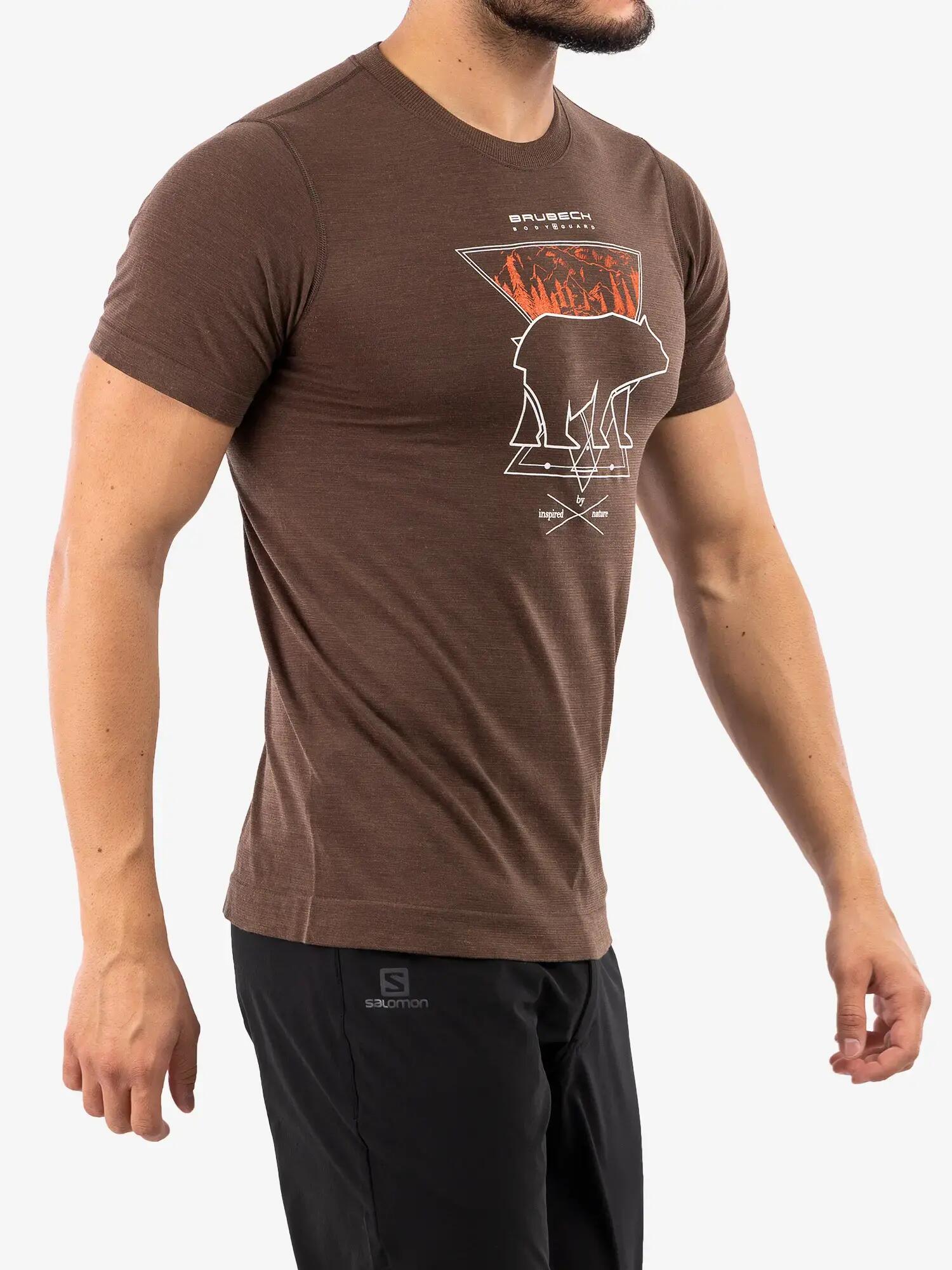 Koszulka turystyczna OUTDOOR WOOL PRO z wełną merino Męska 7/7