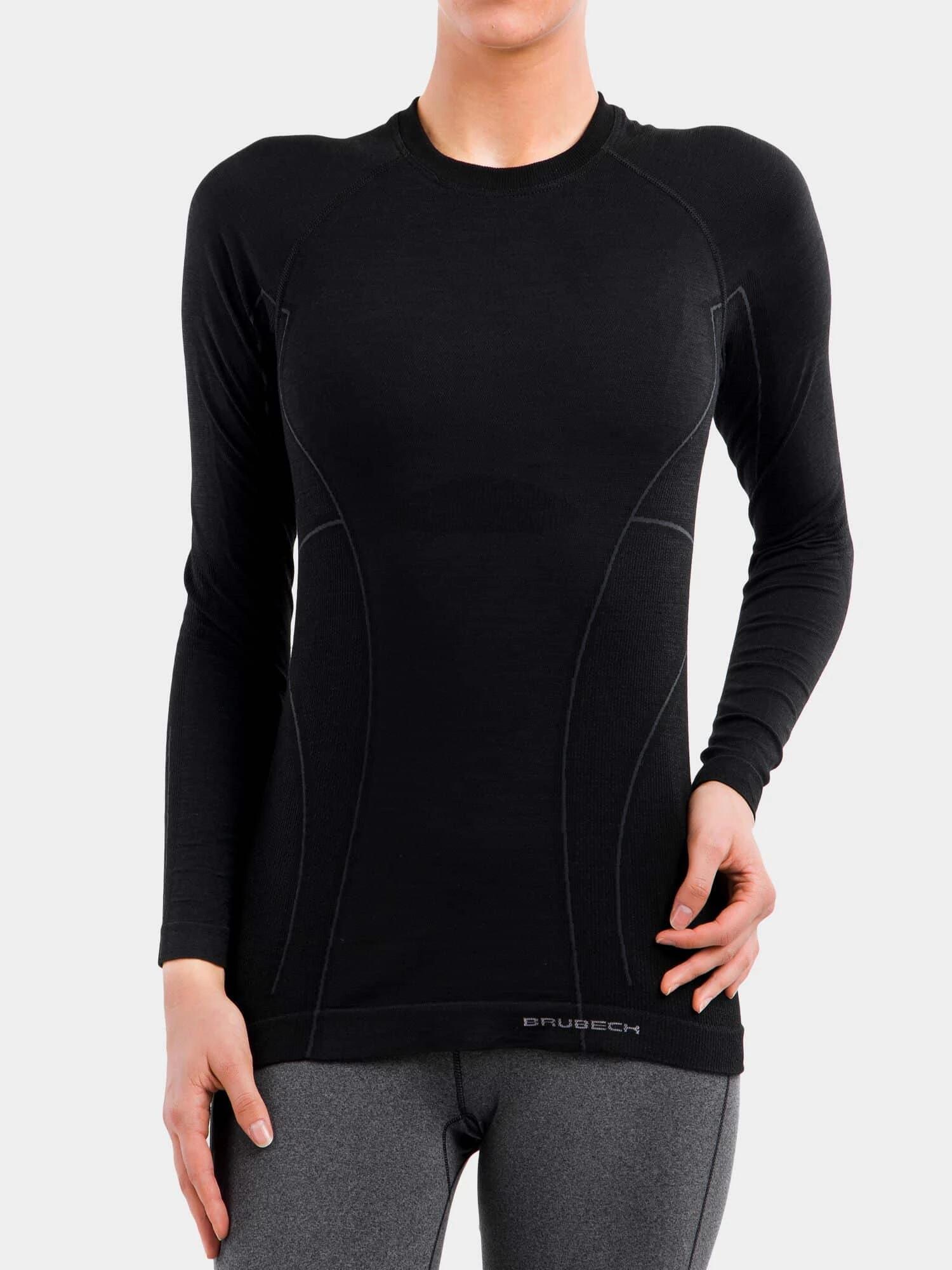 Koszulka wełniana z długim rękawem damska Brubeck ACTIVE WOOL 7/7
