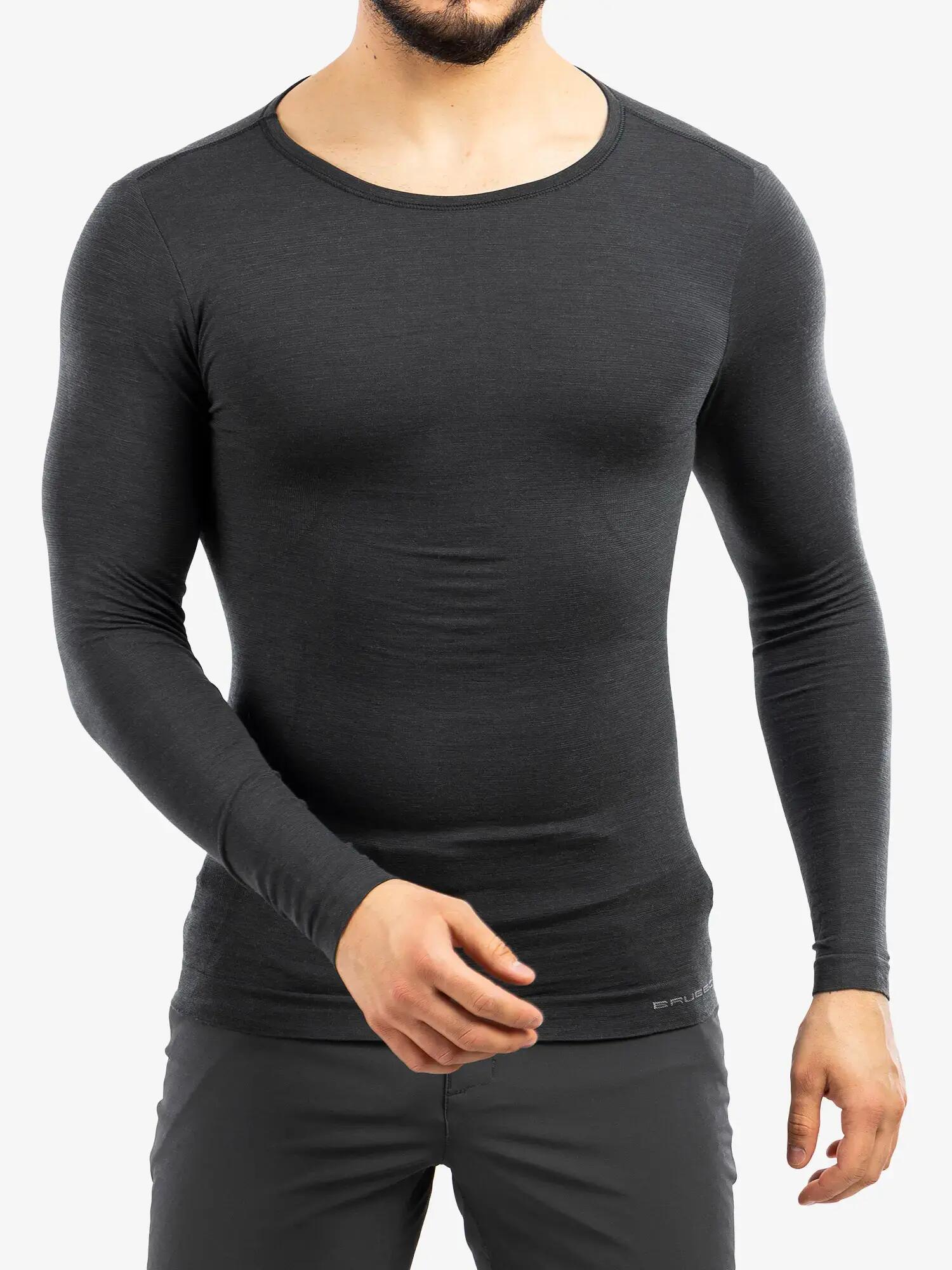 COMFORT WOOL Férfi hosszú ujjú merinó gyapjú aláöltözet felső 7/7