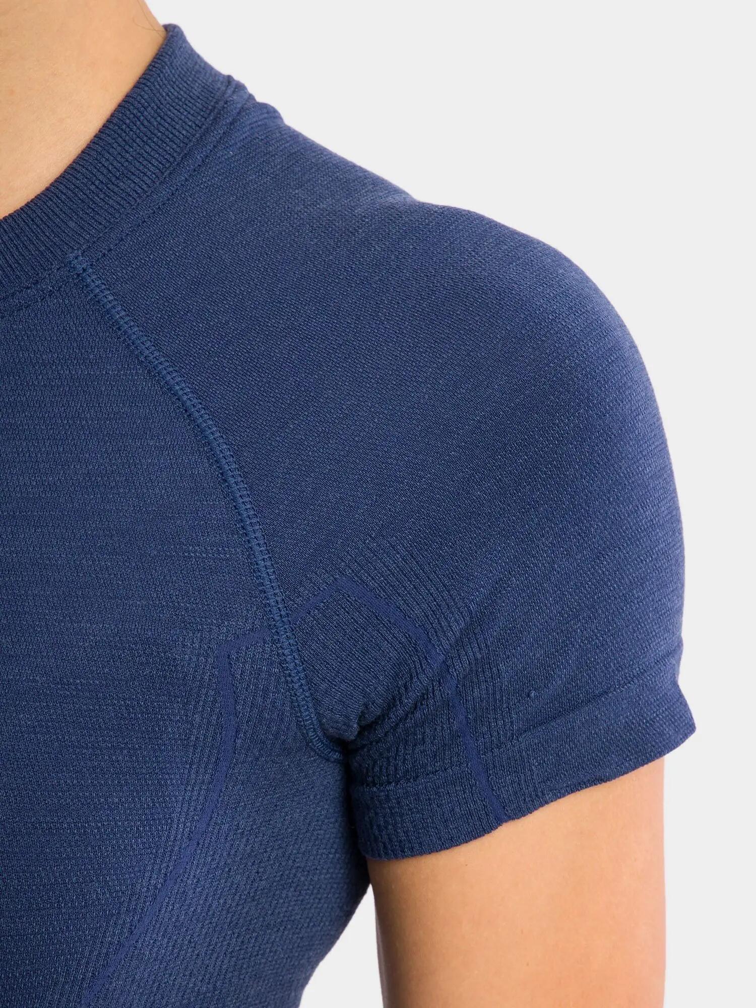 Koszulka wełniana z krótkim rękawem damska Brubeck ACTIVE WOOL 5/7