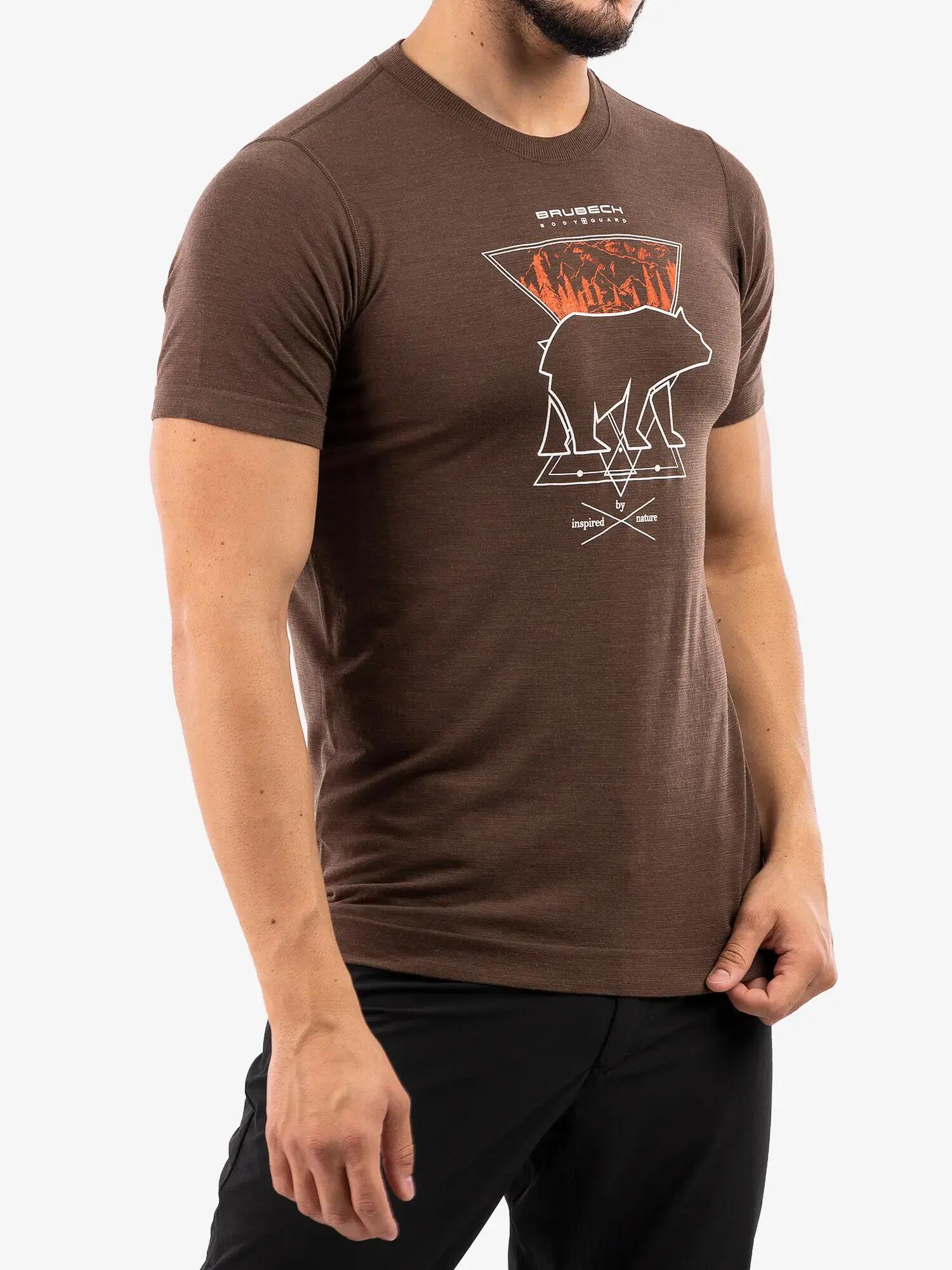 Koszulka turystyczna OUTDOOR WOOL PRO z wełną merino Męska 6/7