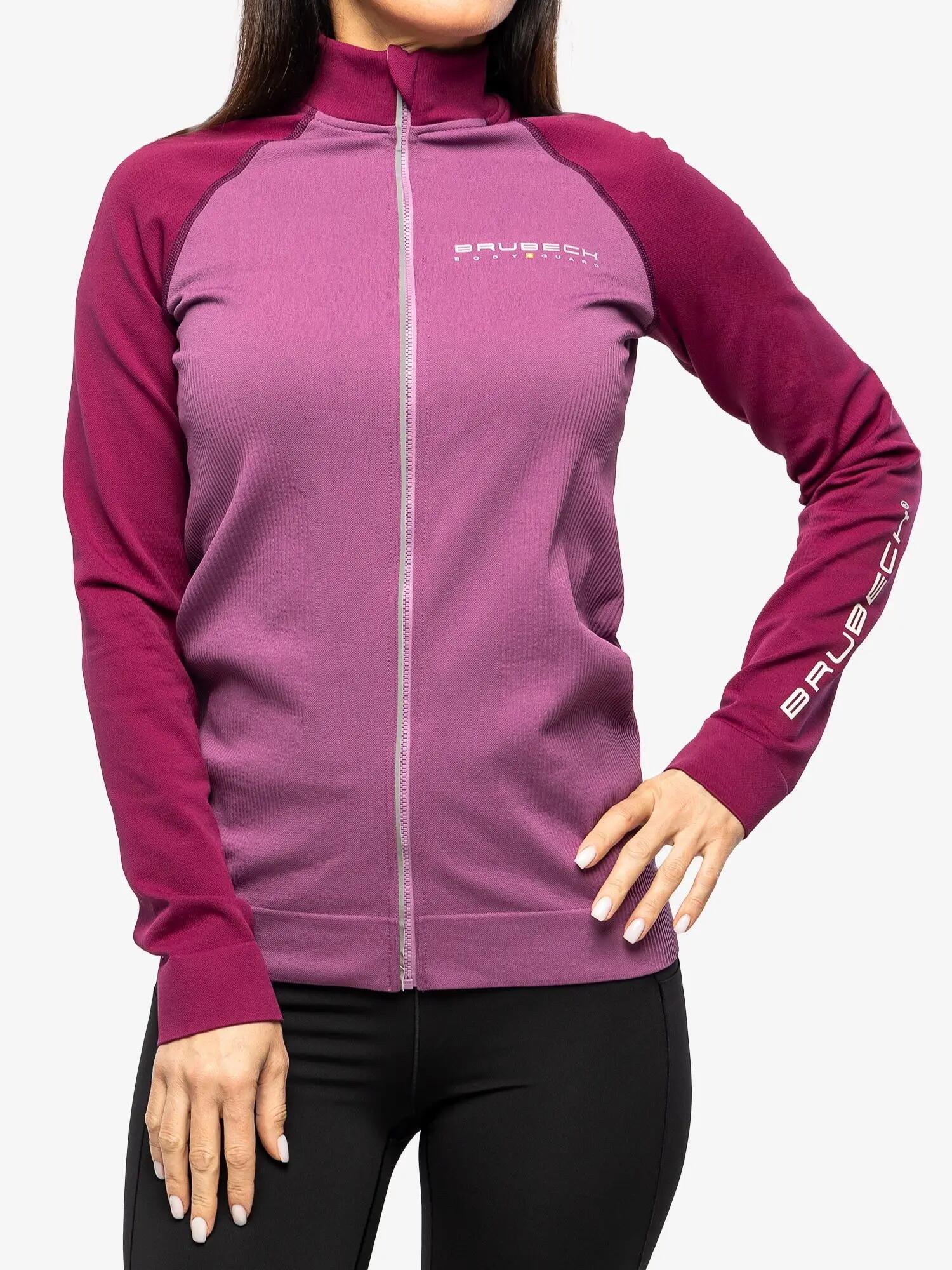 Bluza dresowa termoaktywna rozpinana damska Brubeck Athletic 6/7