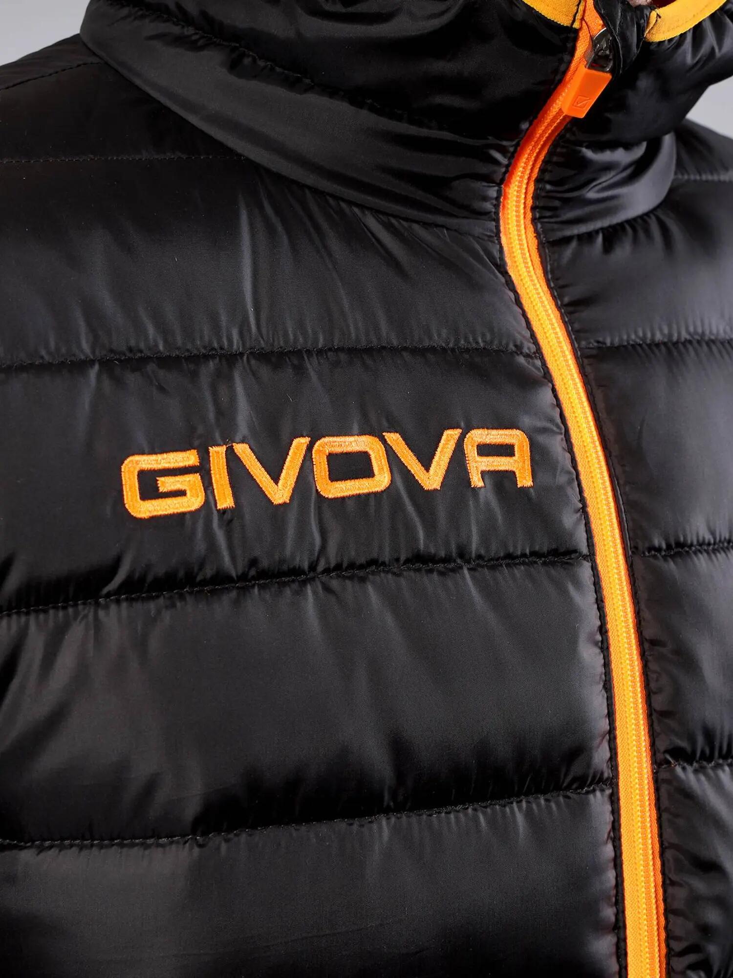 GIUBBINO uomo givova nero/arancio fluo 4/7