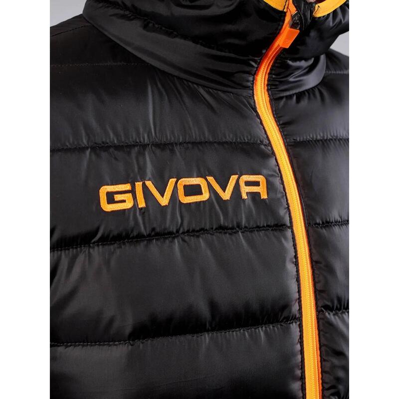 Geacă Givova Olanda Negru/Portocaliu fluo XXXXL