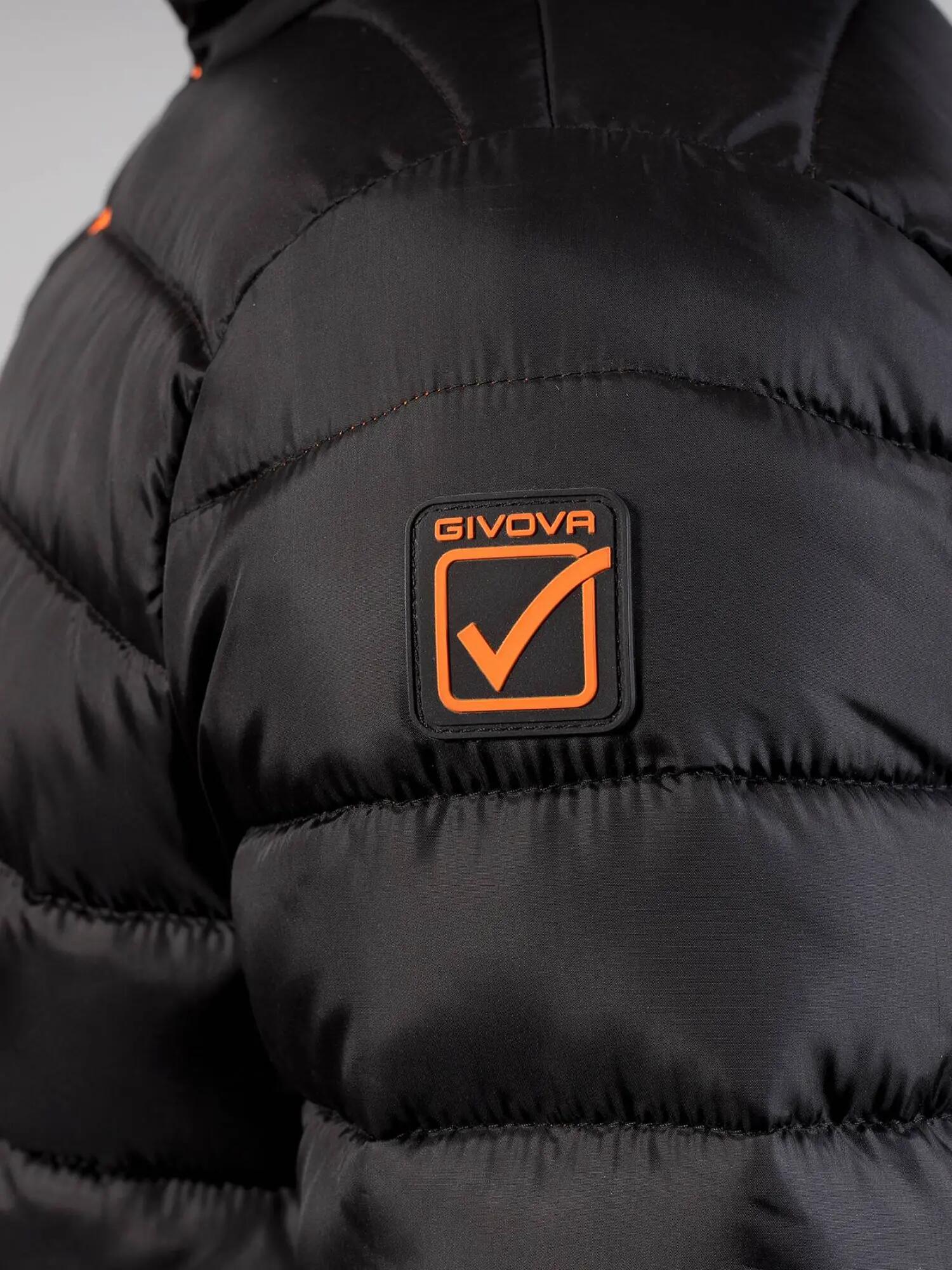 GIUBBINO uomo givova nero/arancio fluo 7/7