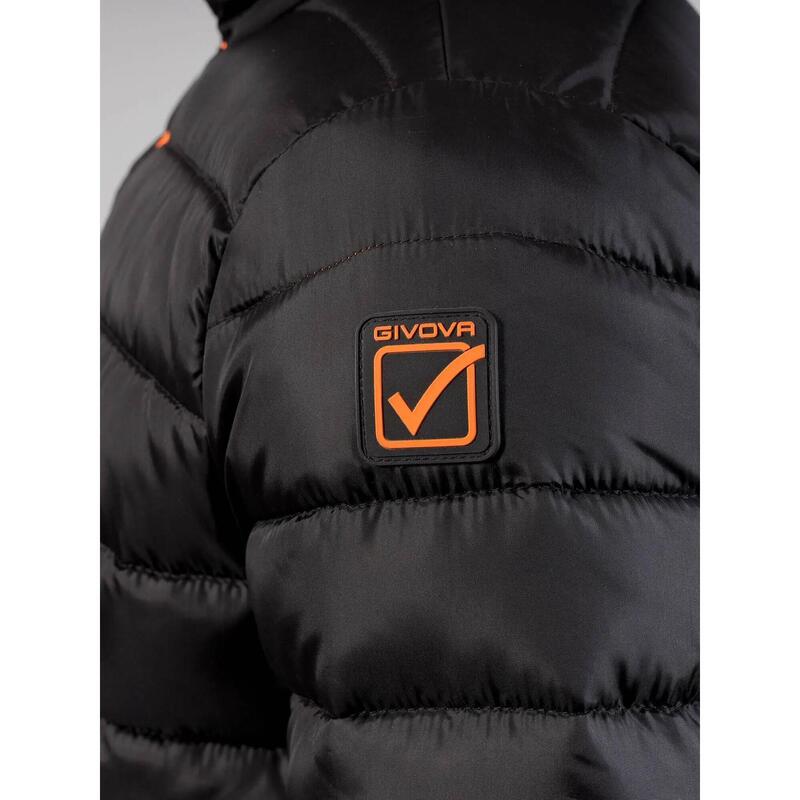Geacă Givova Olanda, negru/portocaliu fluo, S