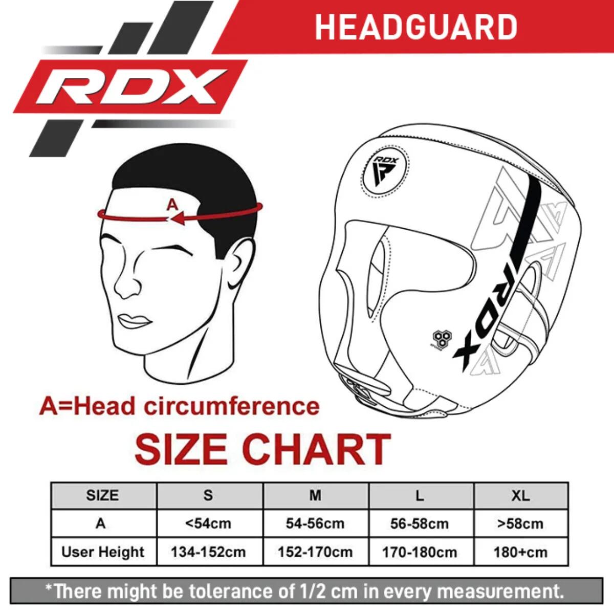 F6 Kara Hoofdbeschermer Zwart - Maat: XL 2/7