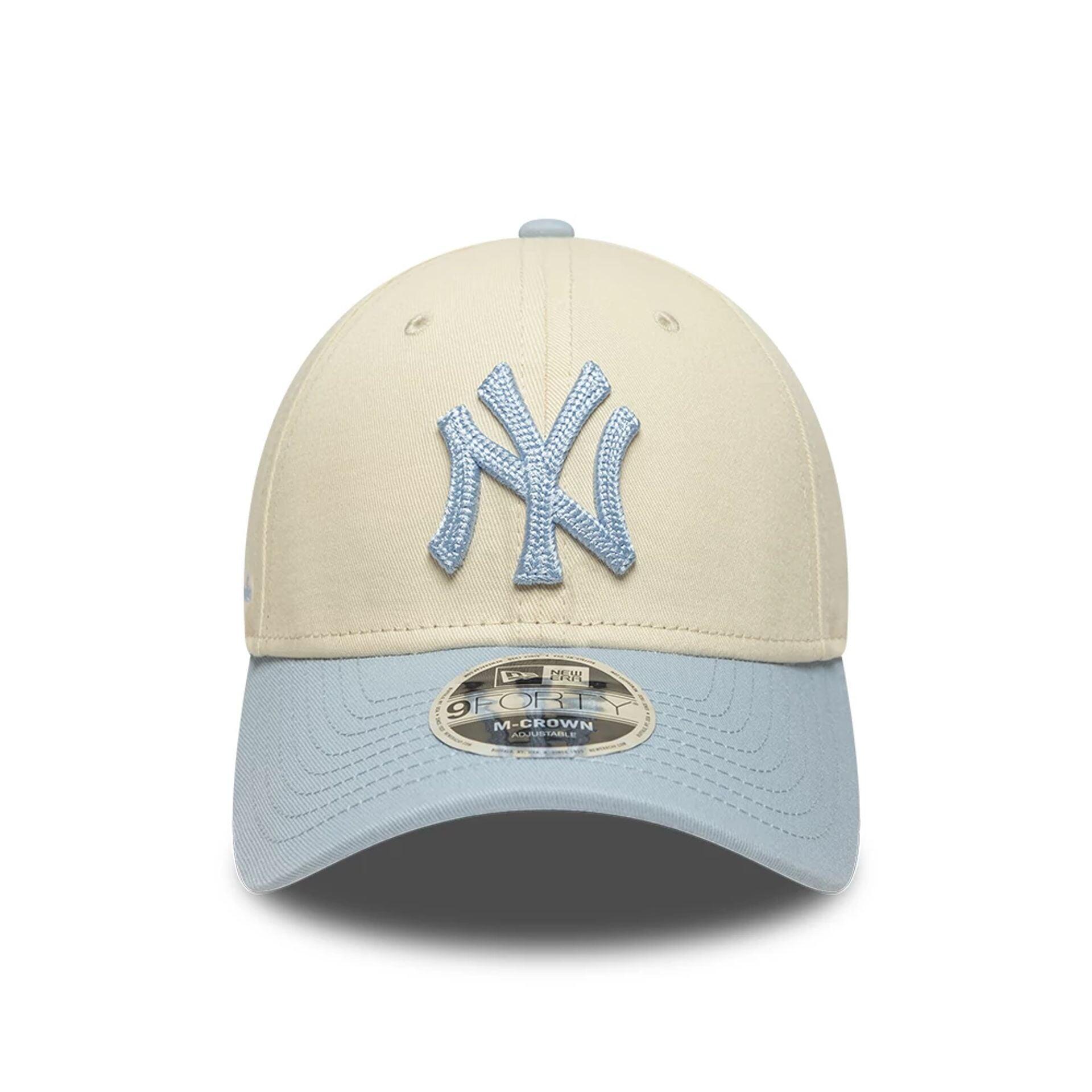 New Era 9FORTY Cap MLB New York Yankees Side Script hellbeige/lavendel 2/6