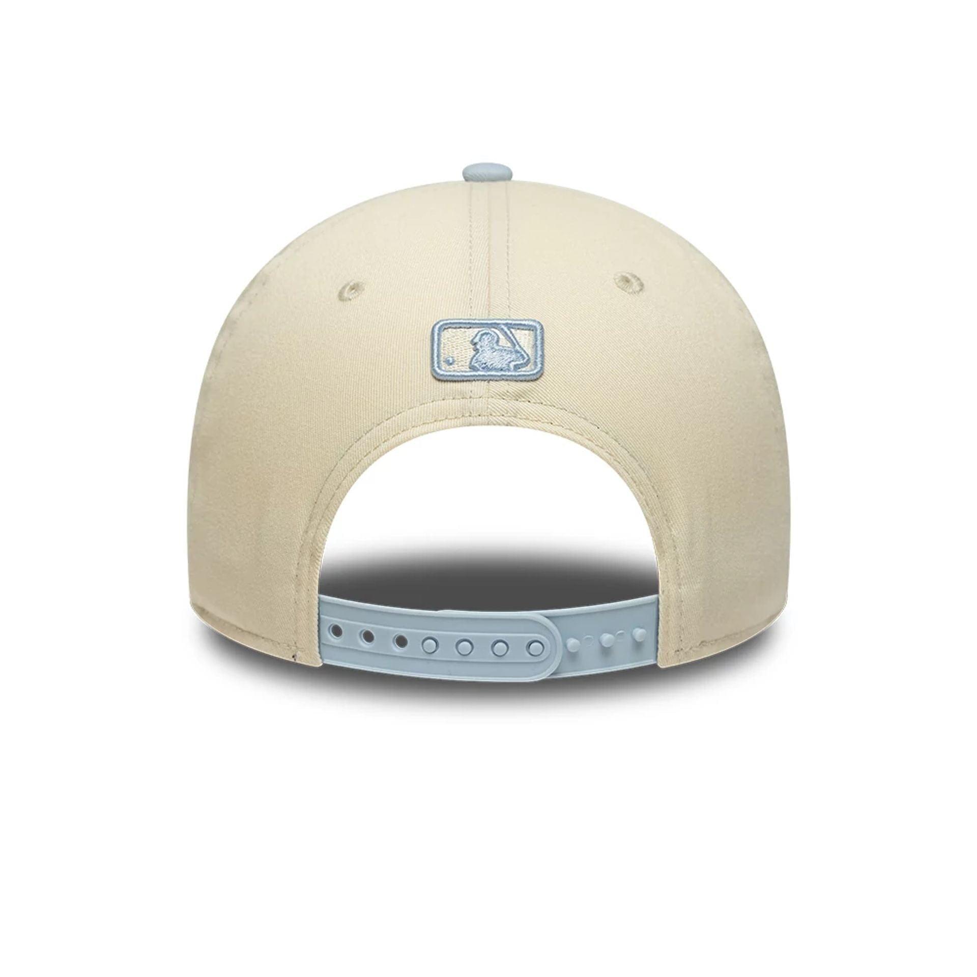 New Era 9FORTY Cap MLB New York Yankees Side Script hellbeige/lavendel 5/6