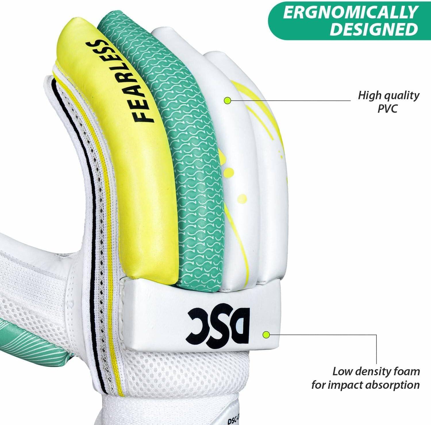 DSC Atmos Cricket-Schlaghandschuhe – Perfekter Grip und maximaler Schutz! 3/5