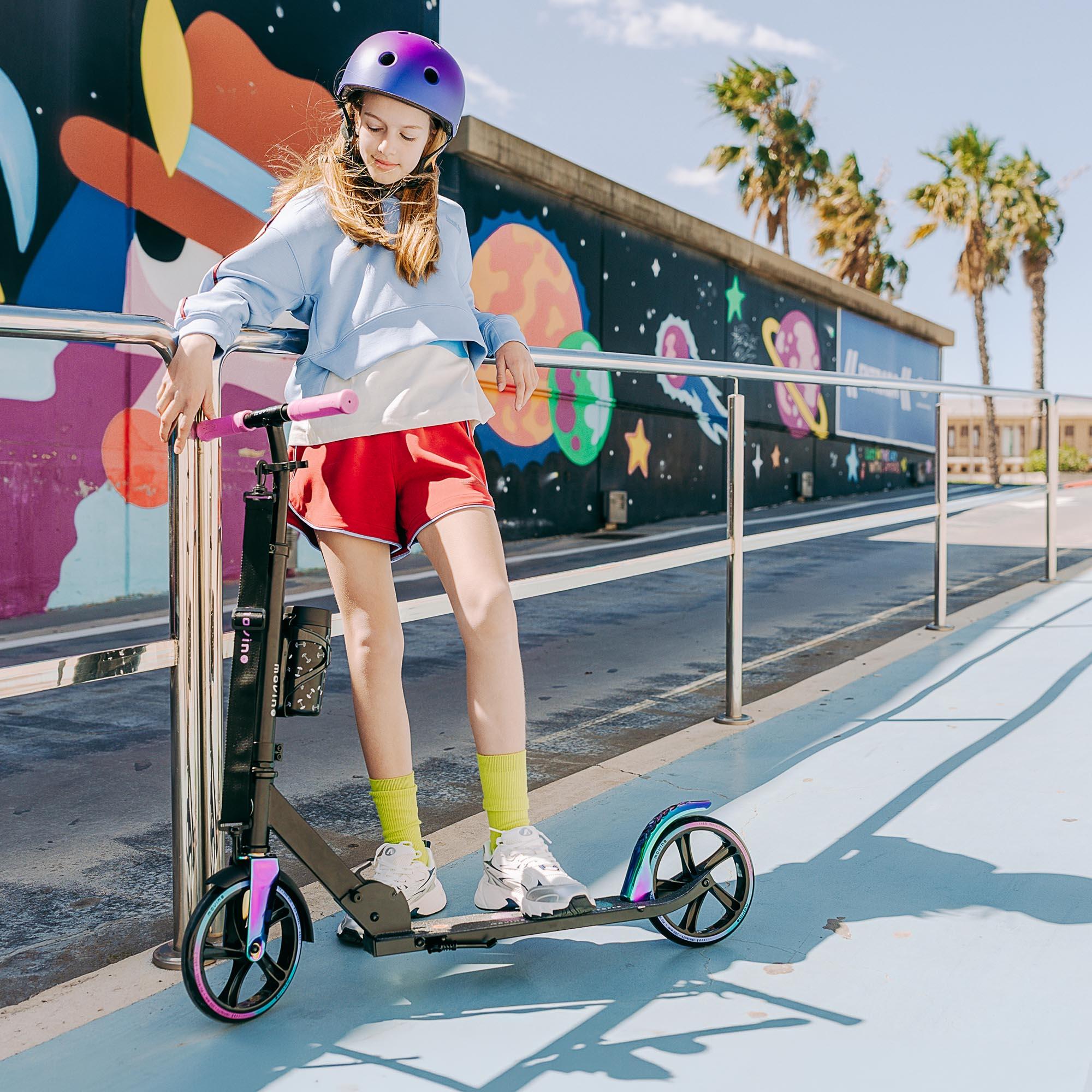 Patinete urbano para niños, jóvenes y adultos Movino Infinity BNeochrome 3/8