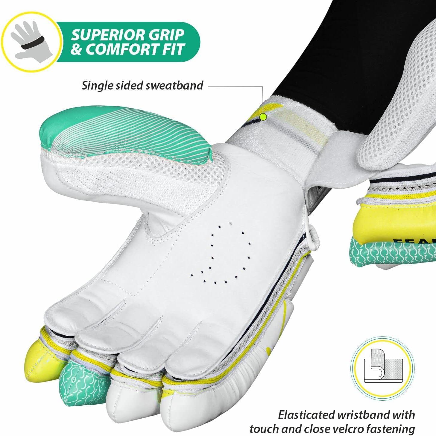 DSC Atmos Cricket-Schlaghandschuhe – Perfekter Grip und maximaler Schutz! 2/5