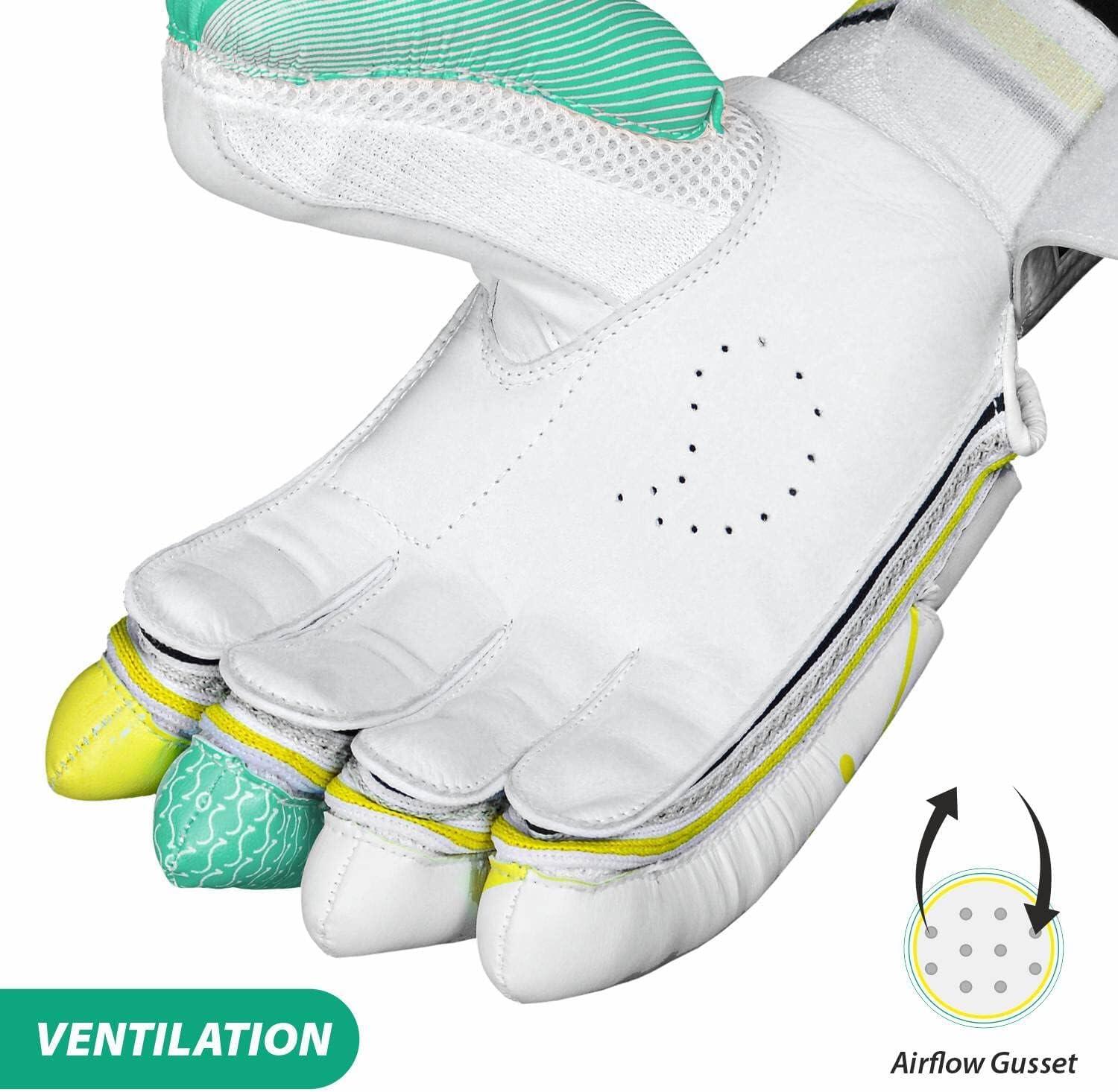 DSC Atmos Cricket-Schlaghandschuhe – Perfekter Grip und maximaler Schutz! 4/5