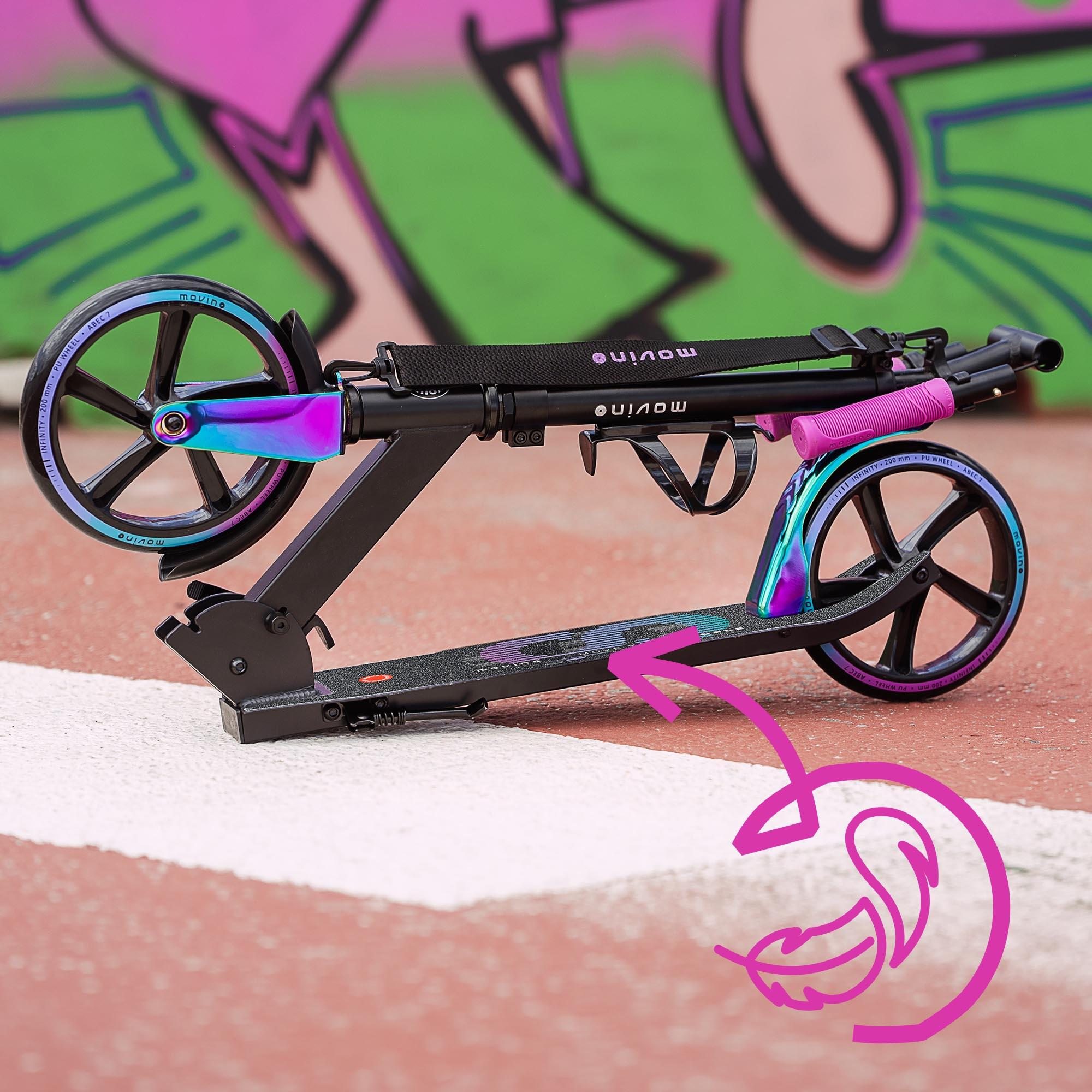 Patinete urbano para niños, jóvenes y adultos Movino Infinity BNeochrome 6/8