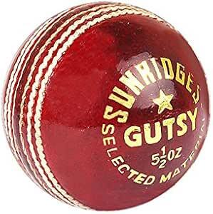 SS Gutsy Leder Cricket Ball (Rot, pack of 1)| Wasserfester Lederball