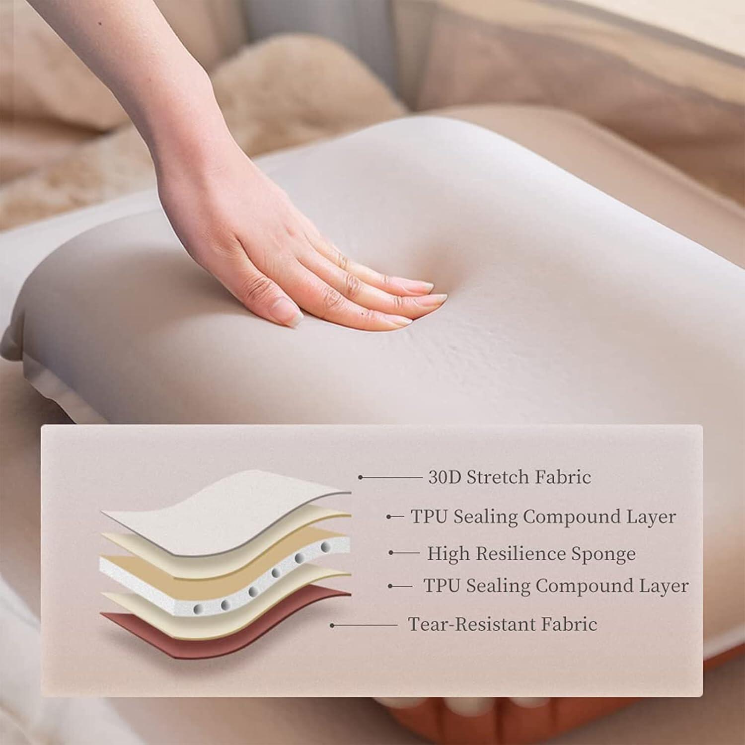 Samonafukovací polštářek s 3D ergonomickým tvarem 3/7