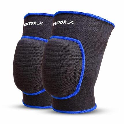 Vector X Basic Kniebandage, Schwarz | Größe M | 1 Paar | Unisex