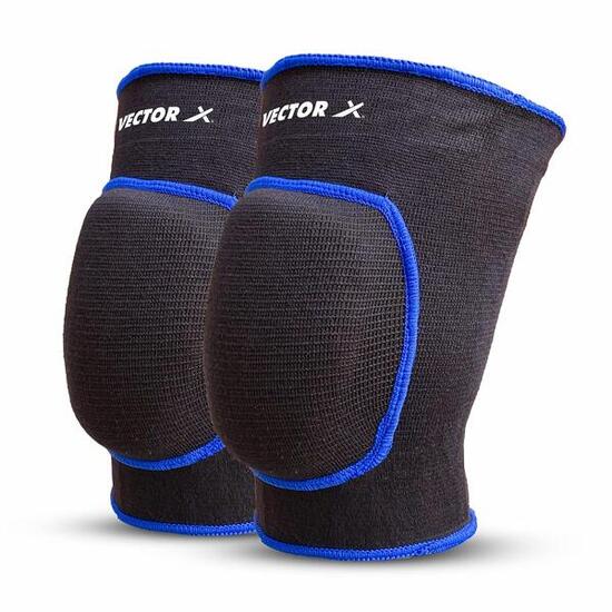 Vector X Basic Kniebandage, Schwarz | Größe M | 1 Paar | Unisex