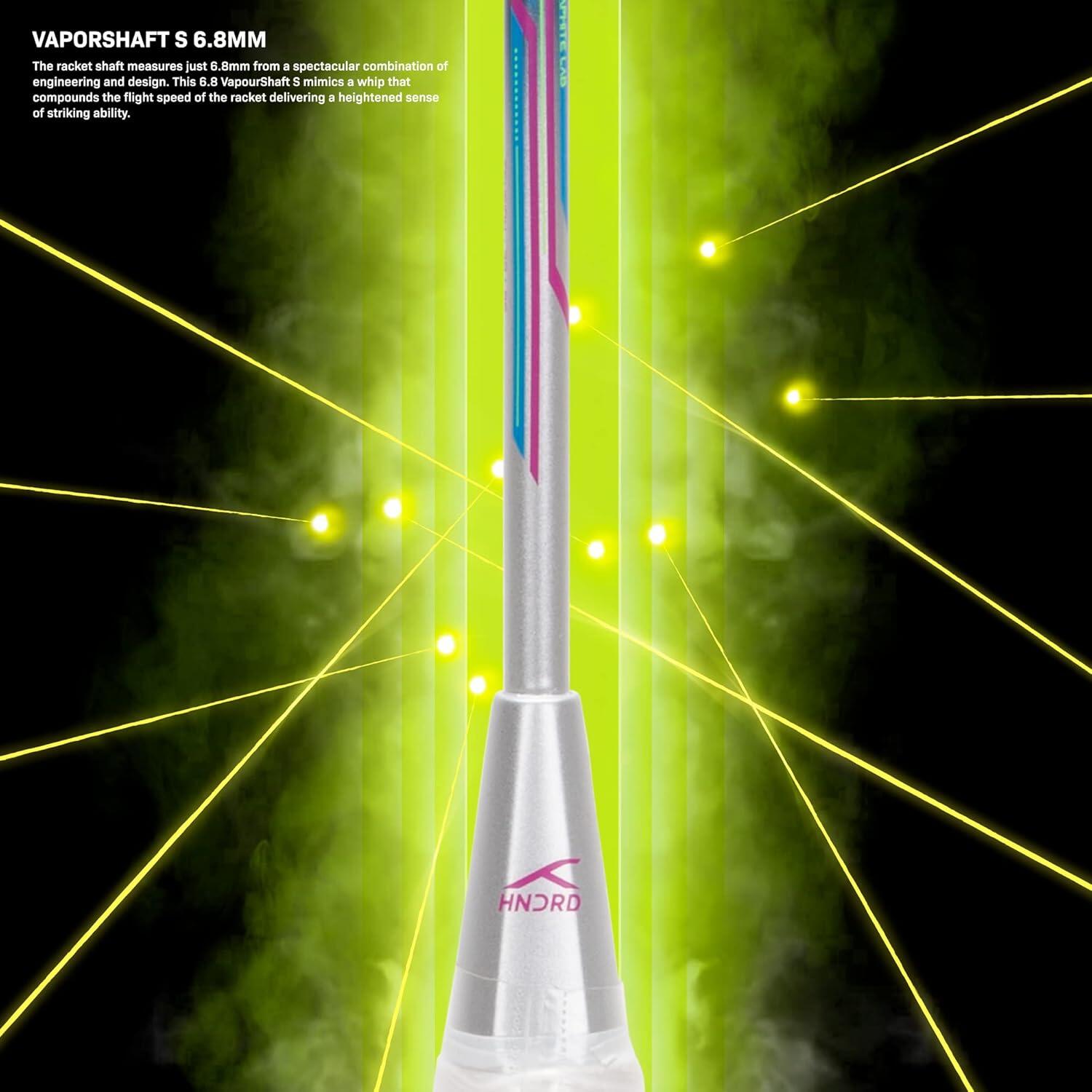 N-ERGY 80 Carbon-Badmintonschläger Besaitet für Fortgeschrittene 3/6