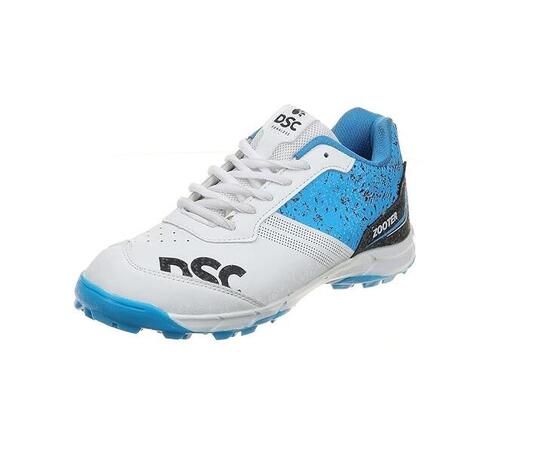 DSC Zooter Cricket-Schuhe | Weiß/Rot | Für Männer und Jungen | LightWeight