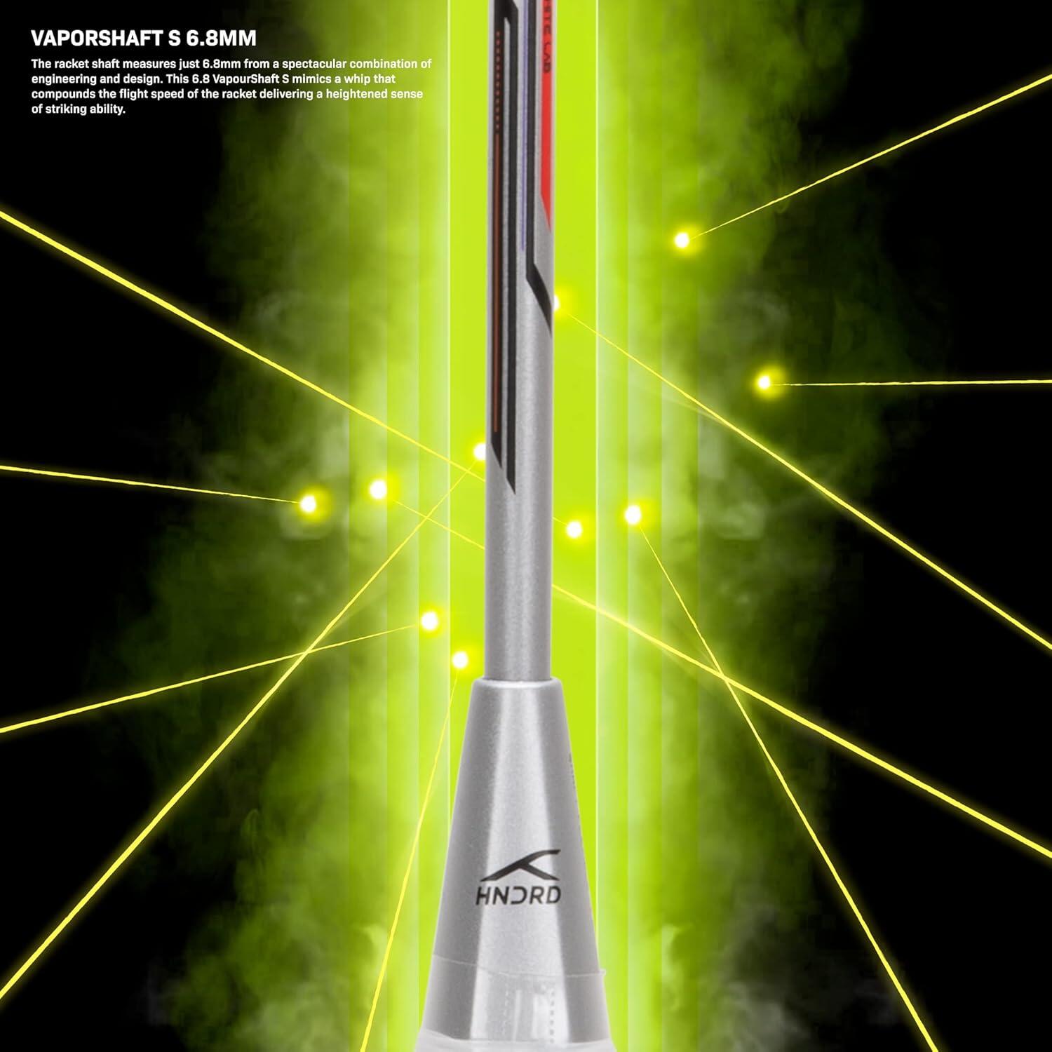 N-ERGY 80 Carbon-Badmintonschläger Besaitet für Fortgeschrittene 3/6