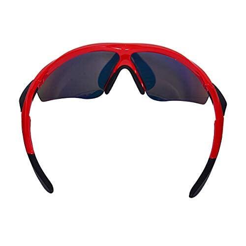 DSC Passion Polarized Cricket-Sonnenbrille | Rahmenfarbe: Rot & Schwarz 3/5
