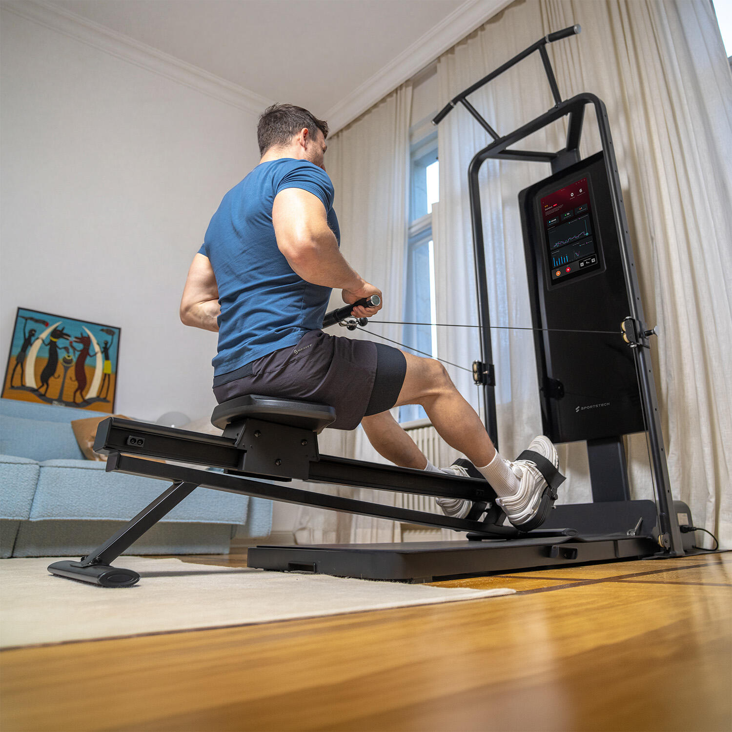 Sportstech sGymRower vogatore cavo, fino 120 kg, sGym Pro 7/7