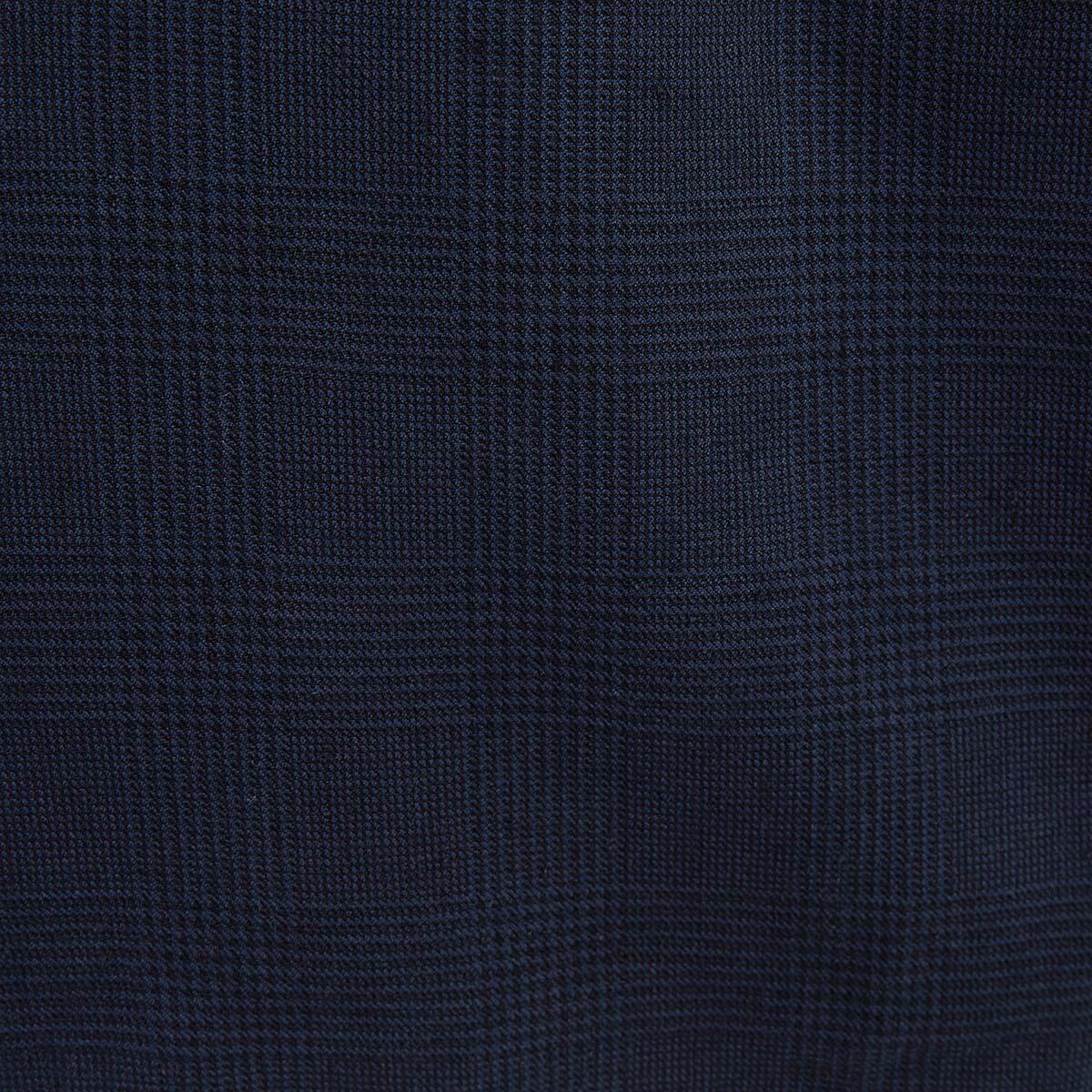 Bermudas 557 de lino y algodón, corte amplio, azul marino 4/5