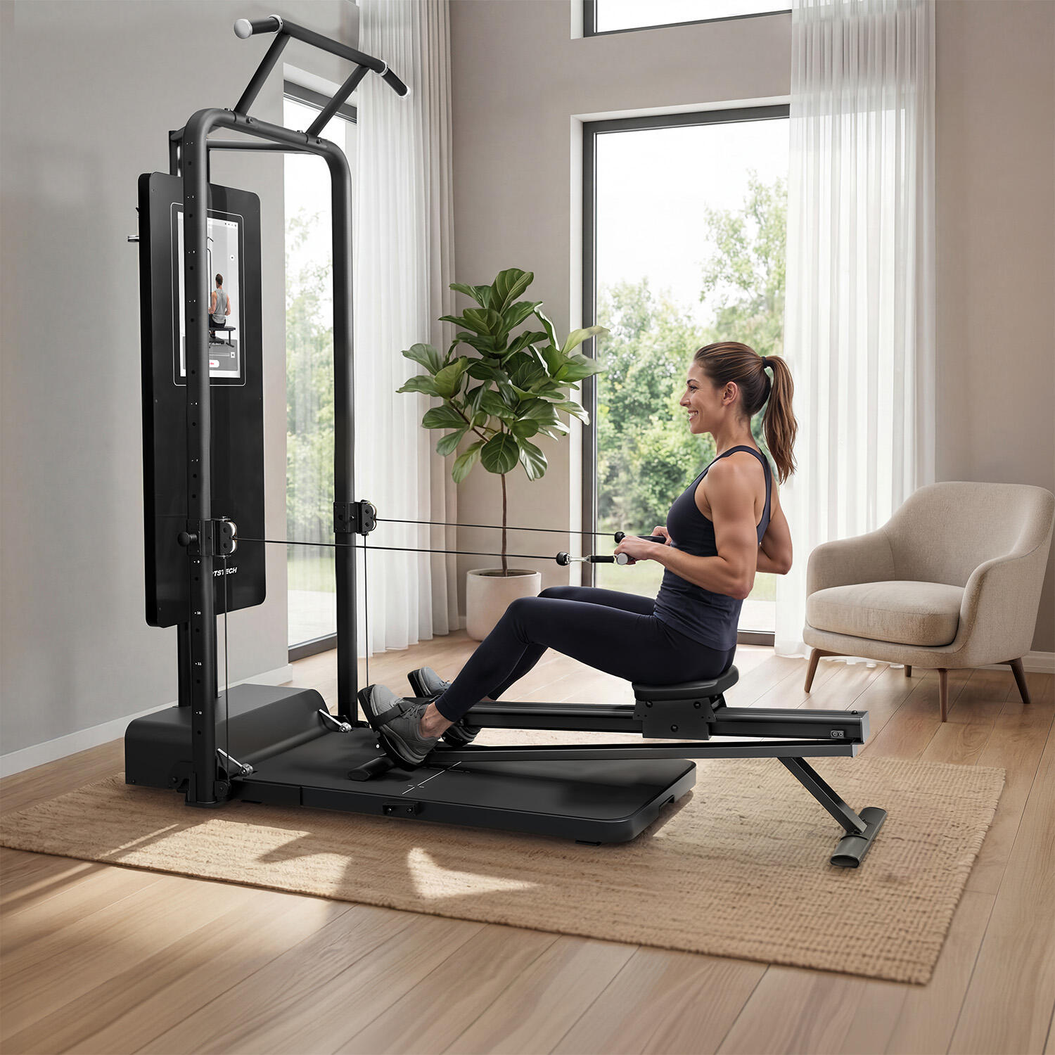 Sportstech sGymRower vogatore cavo, fino 120 kg, sGym Pro 6/7