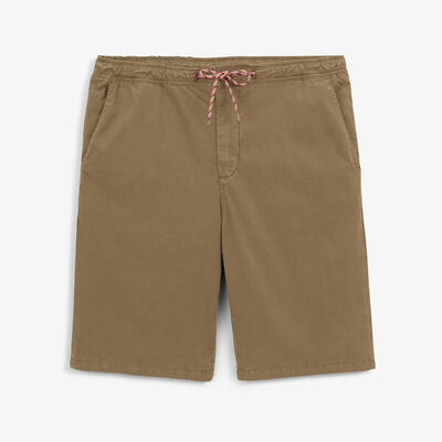 Bermuda 743 met elastische tailleband beige