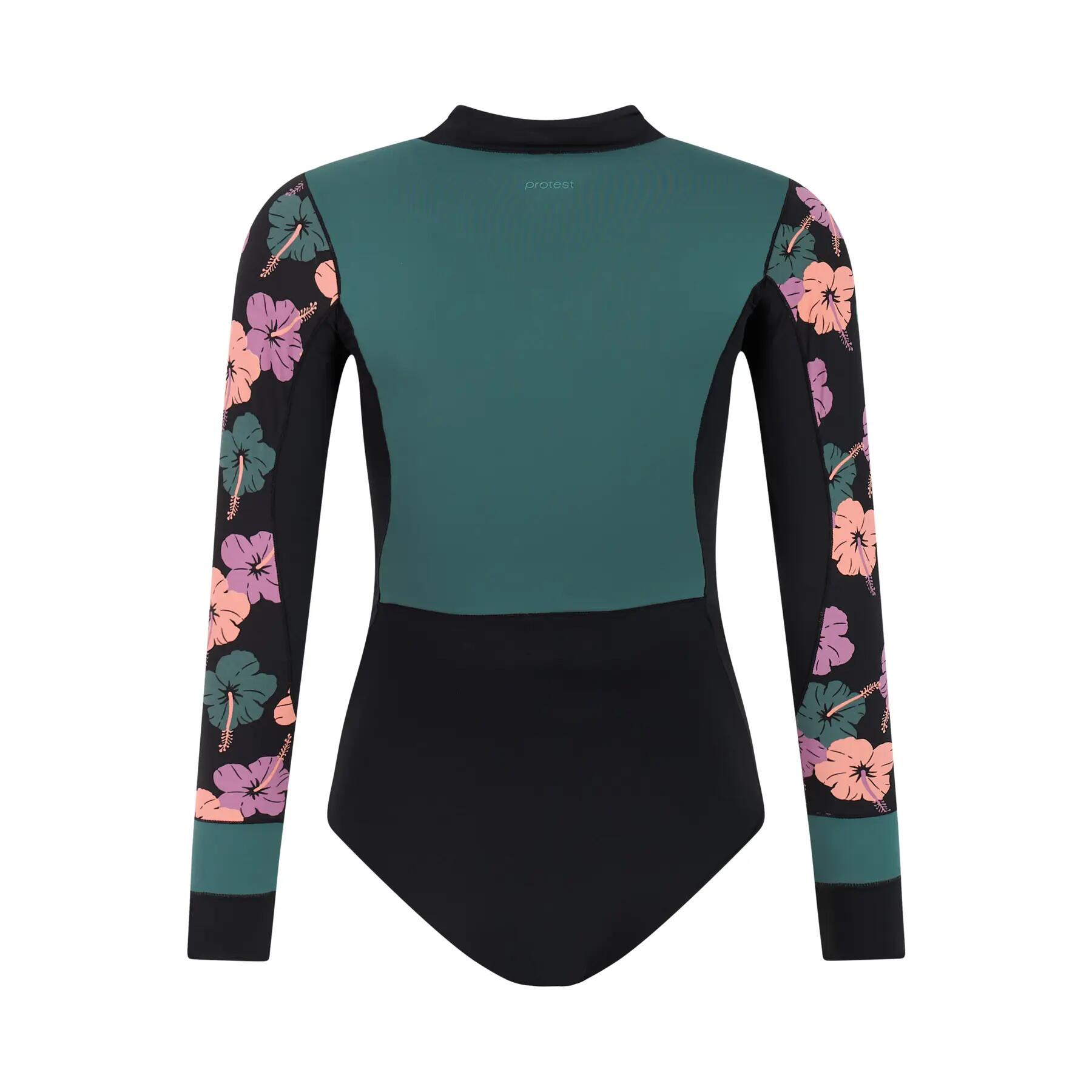 Maillot de bain 1 pièce manches longues femme Protest Malia 2/2