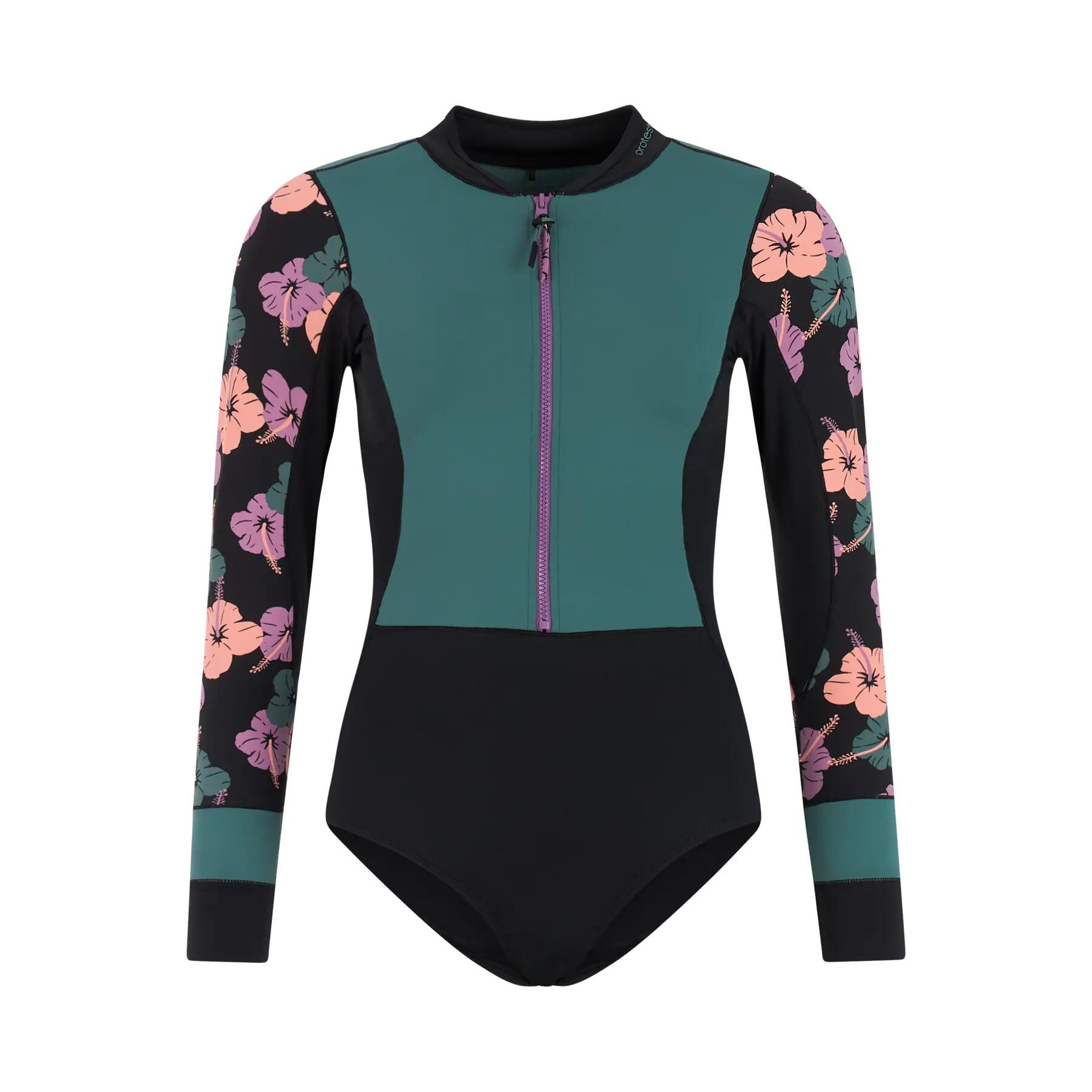 Maillot de bain 1 pièce manches longues femme Protest Malia 1/2