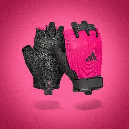 Adidas – Essential trainingshandschoenen - Pink Mesh - M 2/6