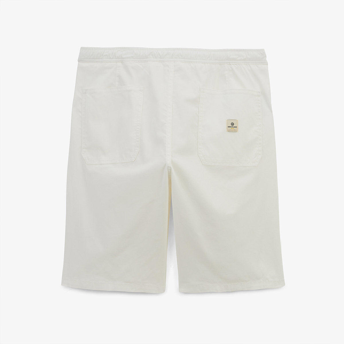Bermudas 743 con cintura elástica blanco roto 3/5