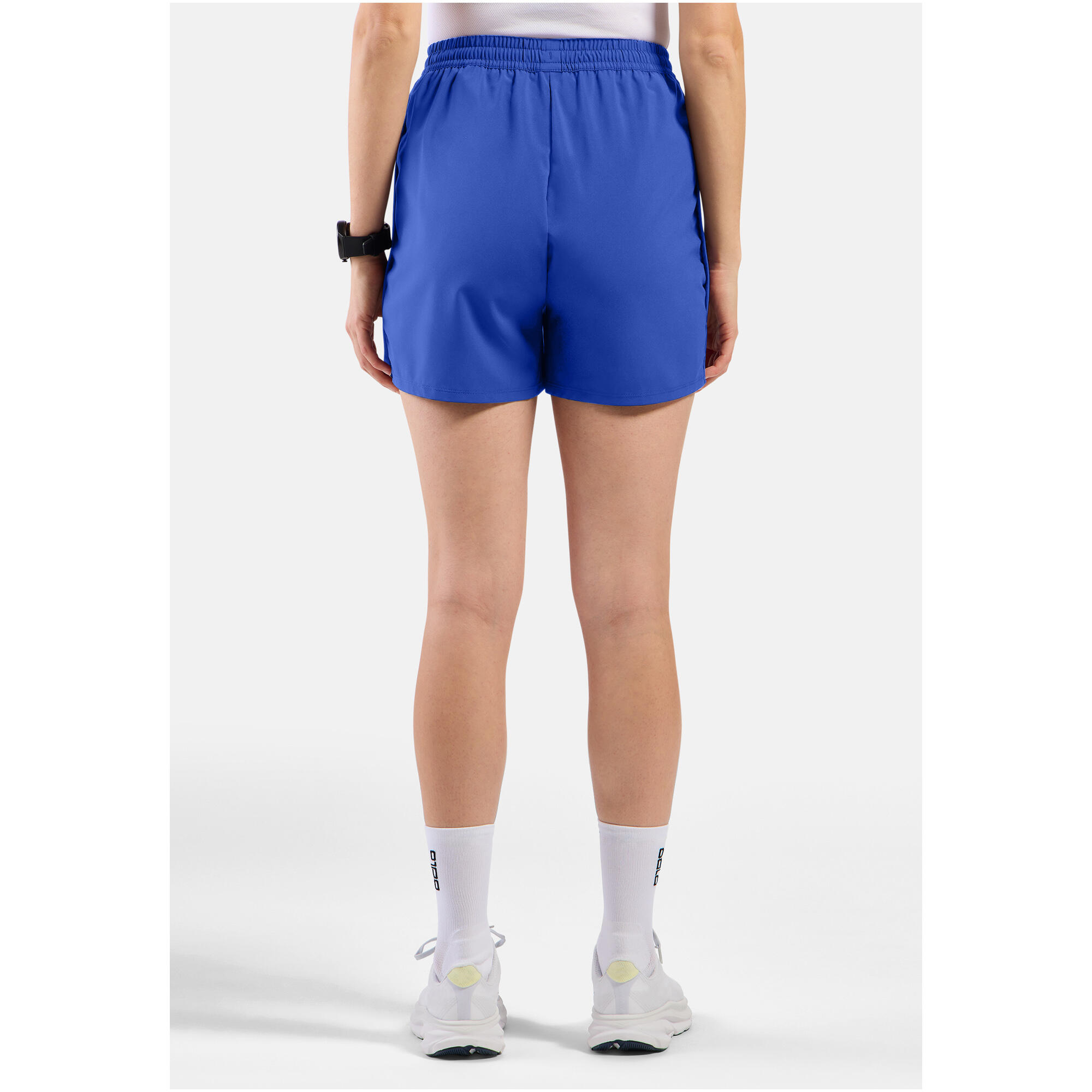 Spodenki damskie ODLO Short ESSENTIAL 4 INCH niebieskie 2/6